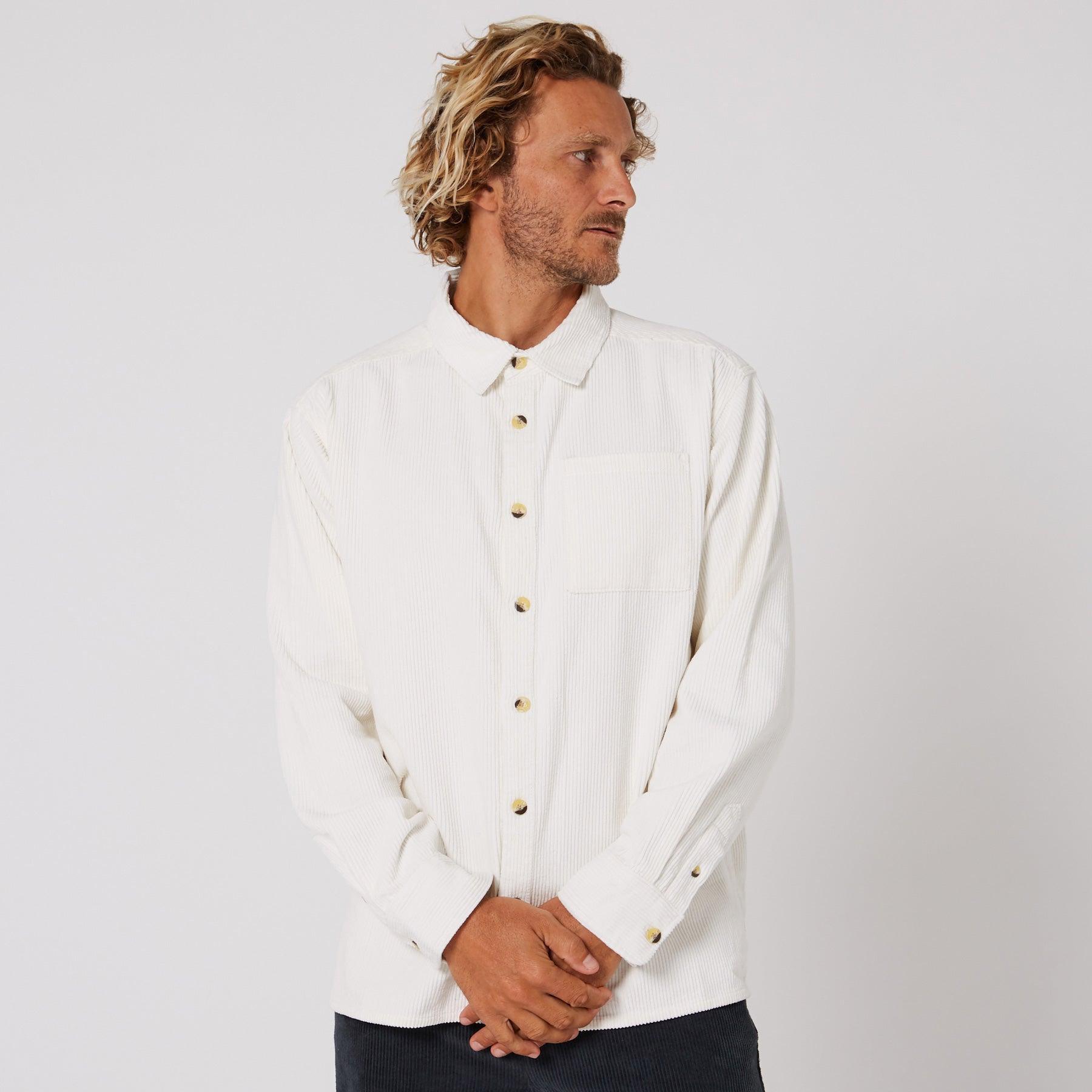 Ocean and Earth Sands Overshirt - Off White