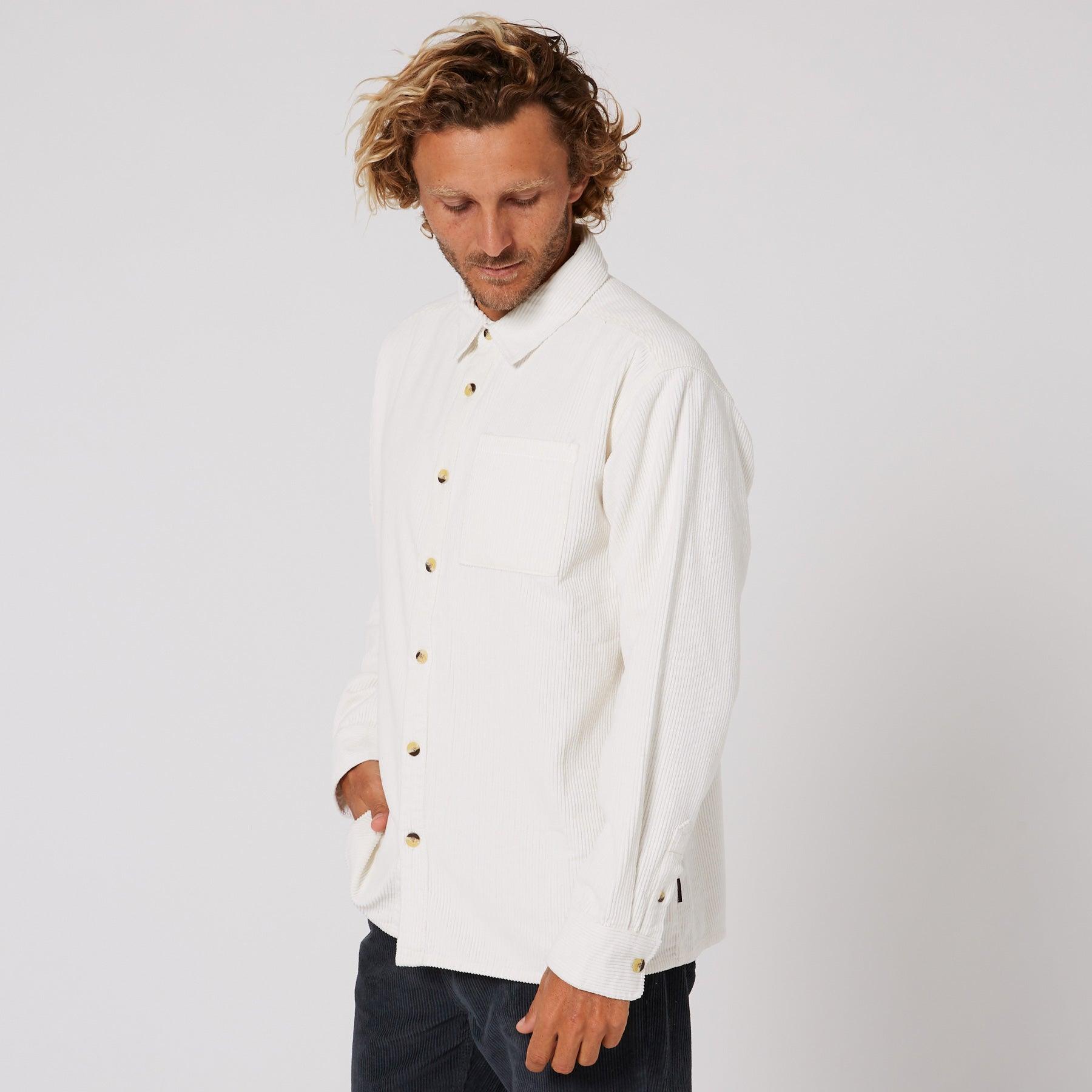 Ocean and Earth Sands Overshirt - Off White