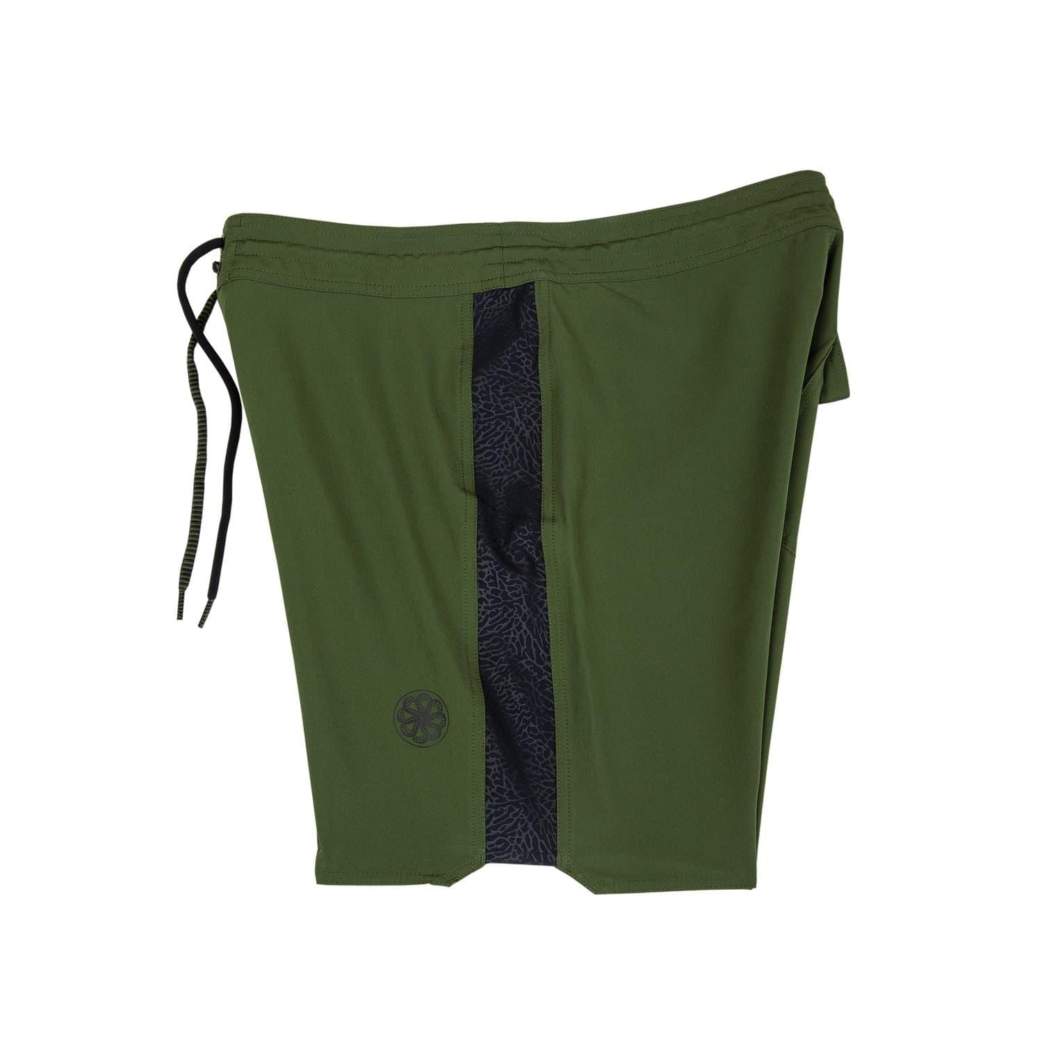 Octopus LeBronz boardshort - green - side