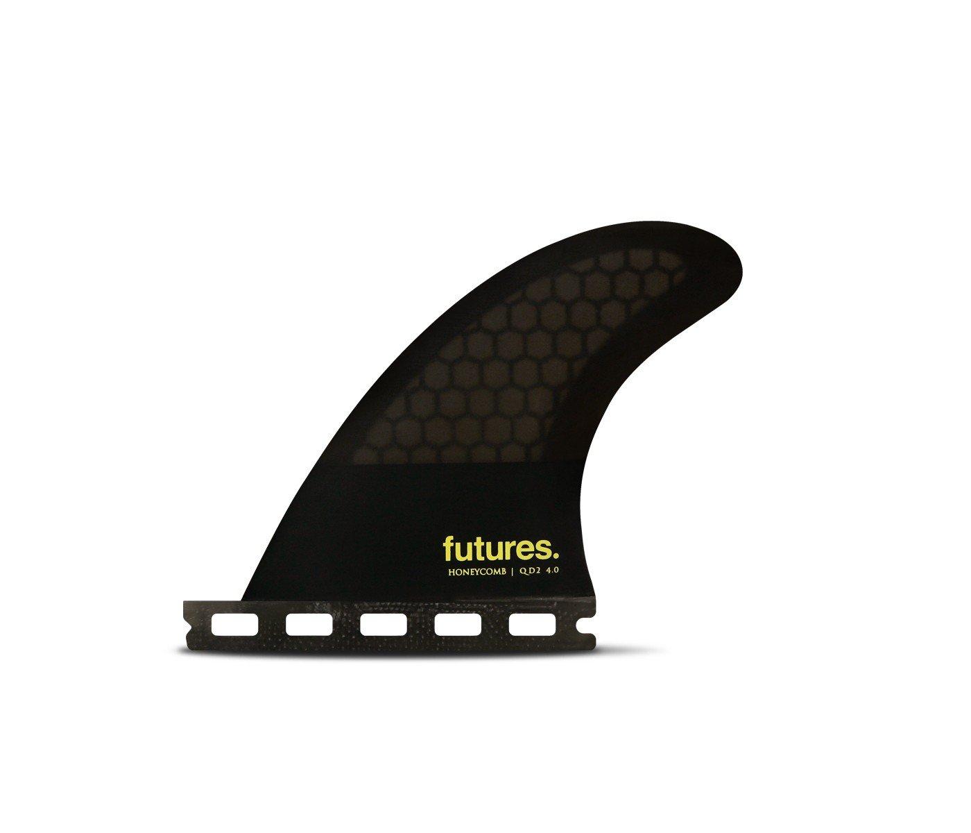 Futures QD2 4" Symmetrical Quad Rear Surfboard Fin