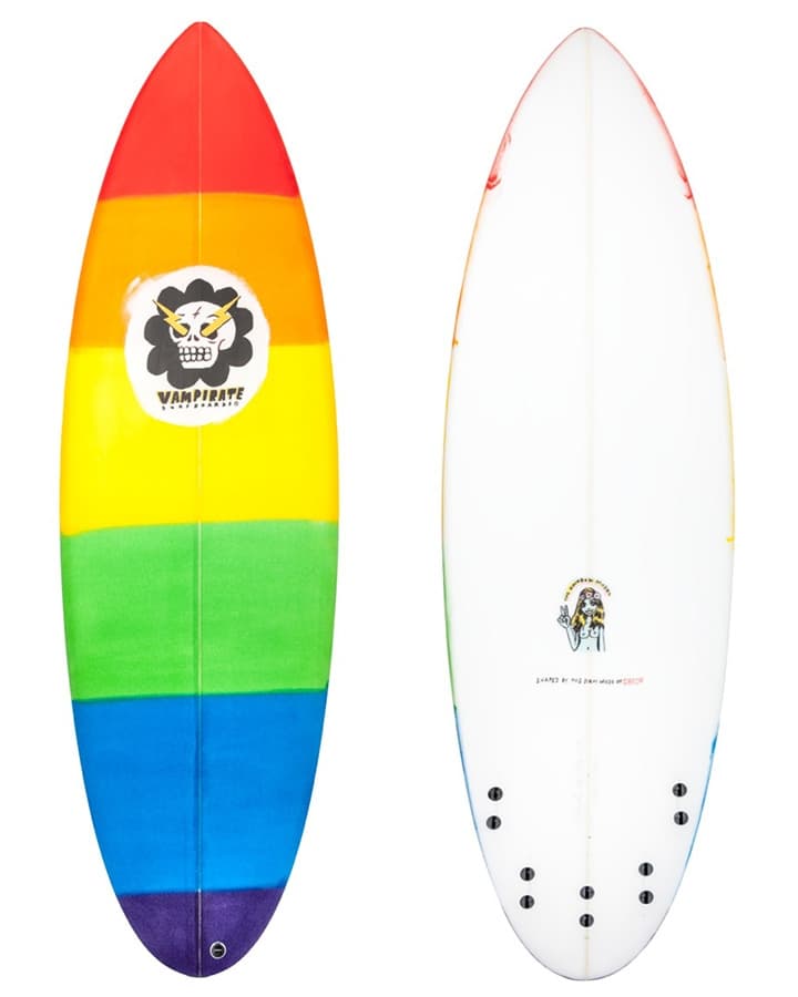サーフィン・ボディボード VAMPIRATE SURFBOARDS-kooky spooky PU Buy the Vampirate Rainbow 5ft 10in Surfboard Online Now | Boardcave