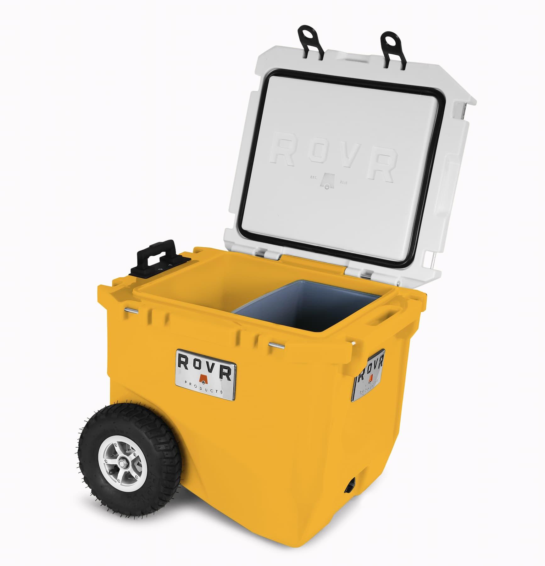 ROVR RollR 45 Cooler - Magic Hour open lid