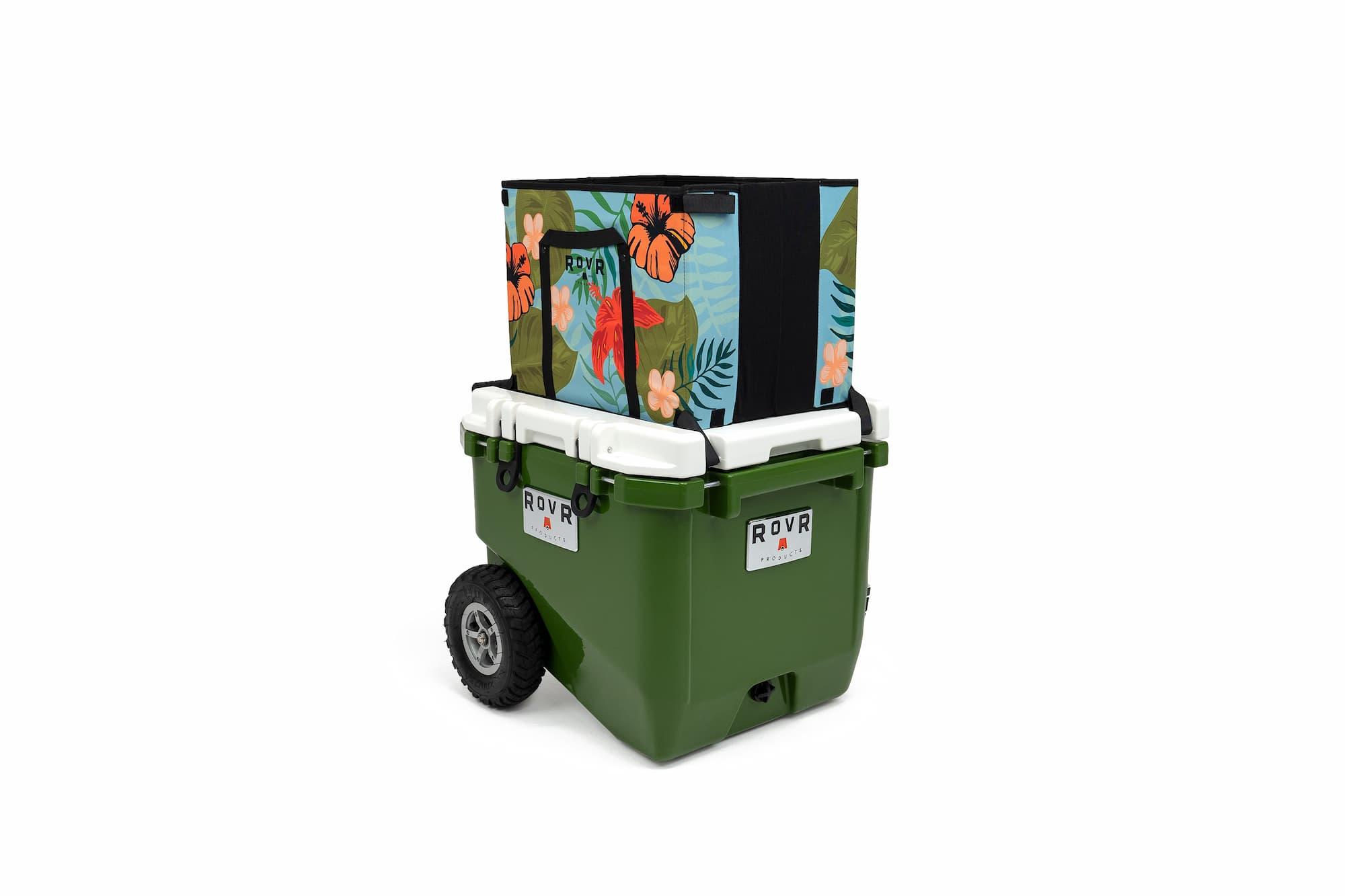 ROVR RollR 45 Cooler - Aloha angle view with bag