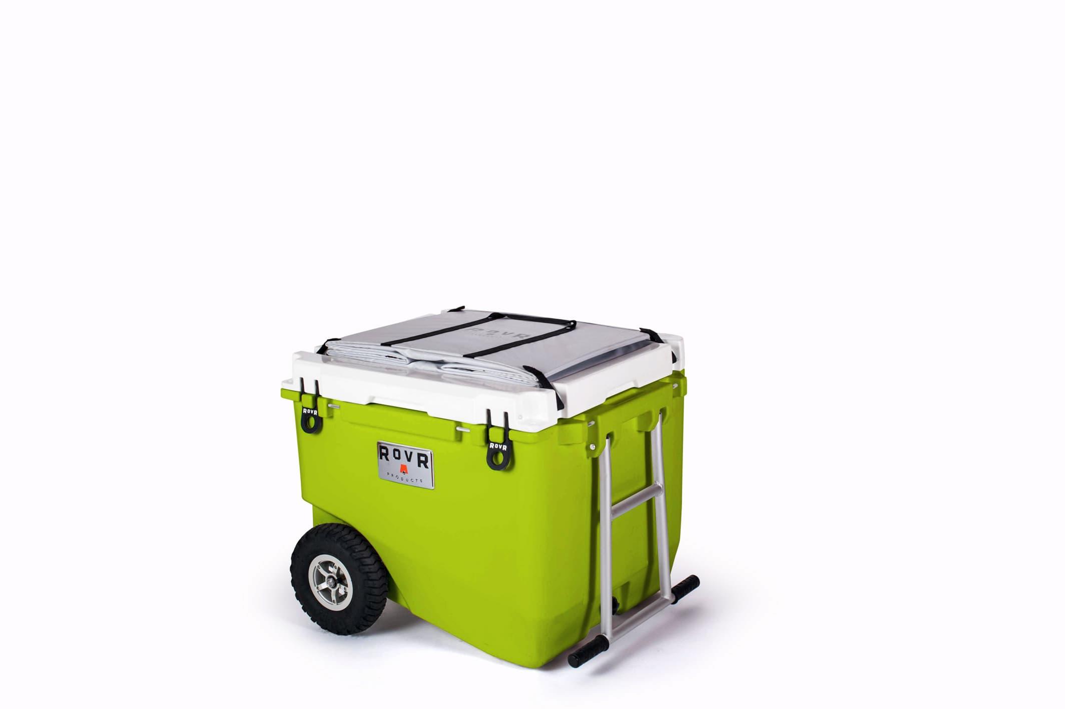 ROVR RollR 80 Cooler - Moss right bag collapsed