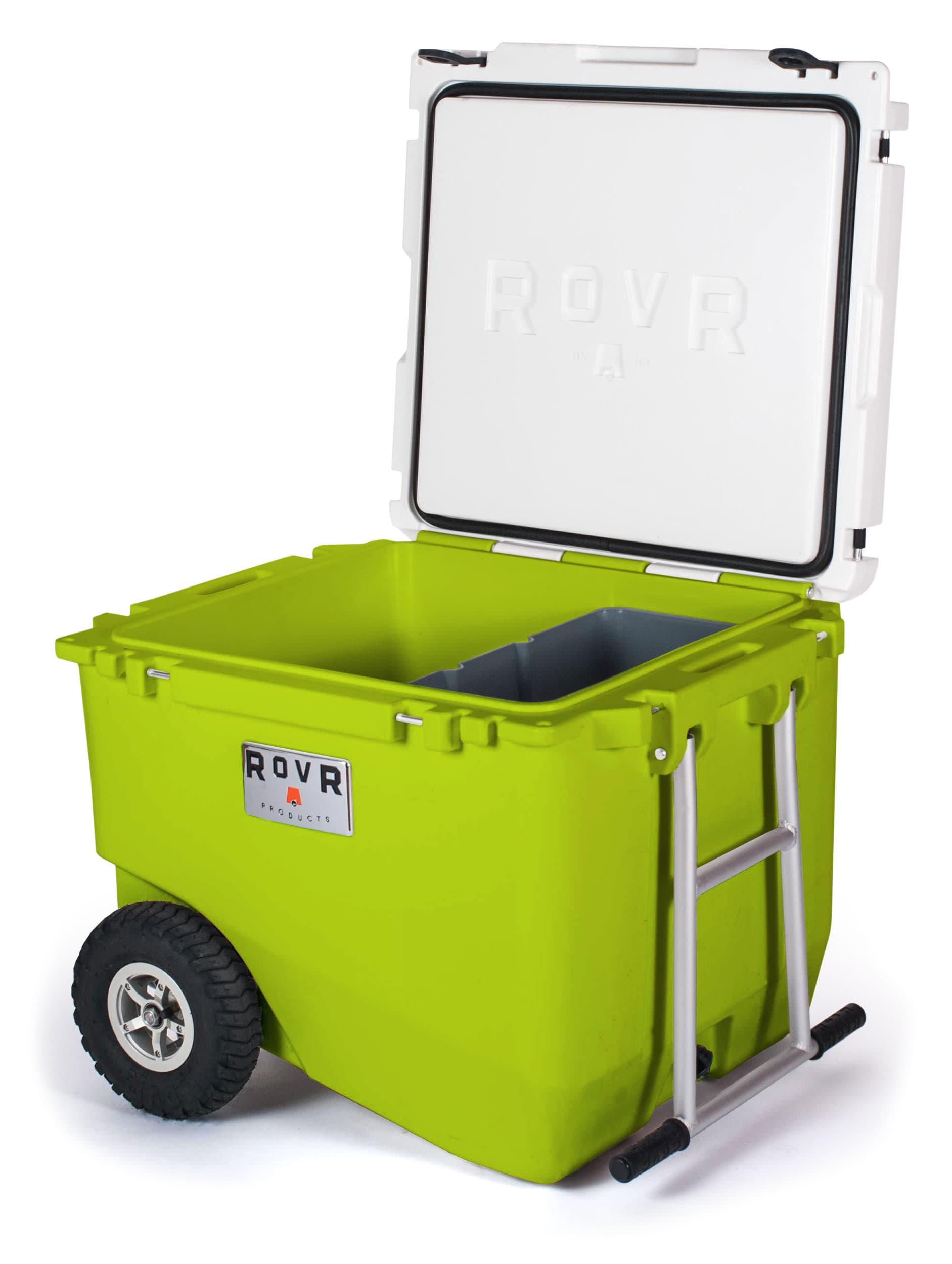 ROVR RollR 80 Cooler - Moss open lid