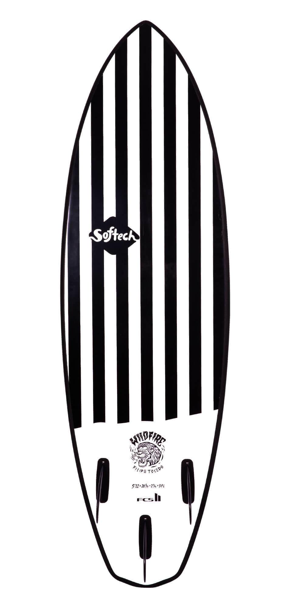 Buy the Softech Filipe Toledo Wildfire 5ft 11in Striped Online Now