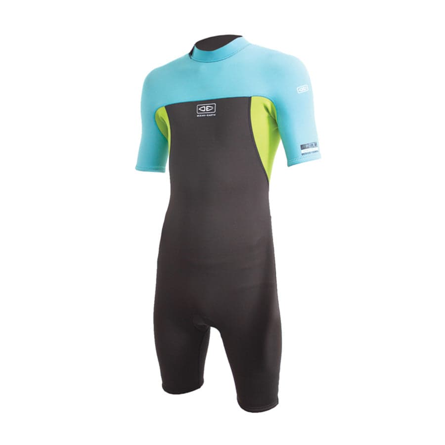 Boys Free Flex Back Zip Spring Suit - 2mm - Blue