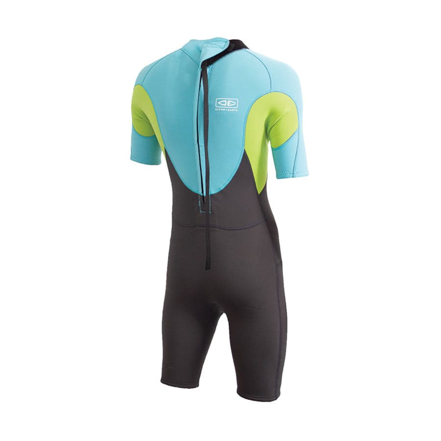 Boys Free Flex Back Zip Spring Suit - 2mm - Blue