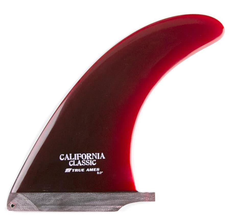 True Ames California Classic 8" - Red Surboard Fin