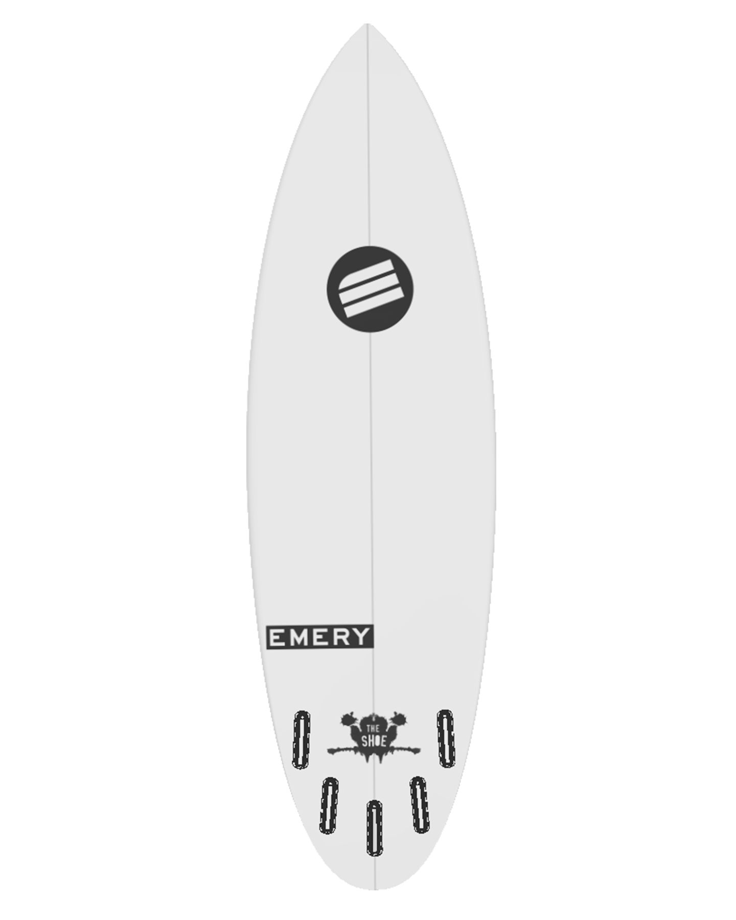 Emery The Shoe Surfboard bottom