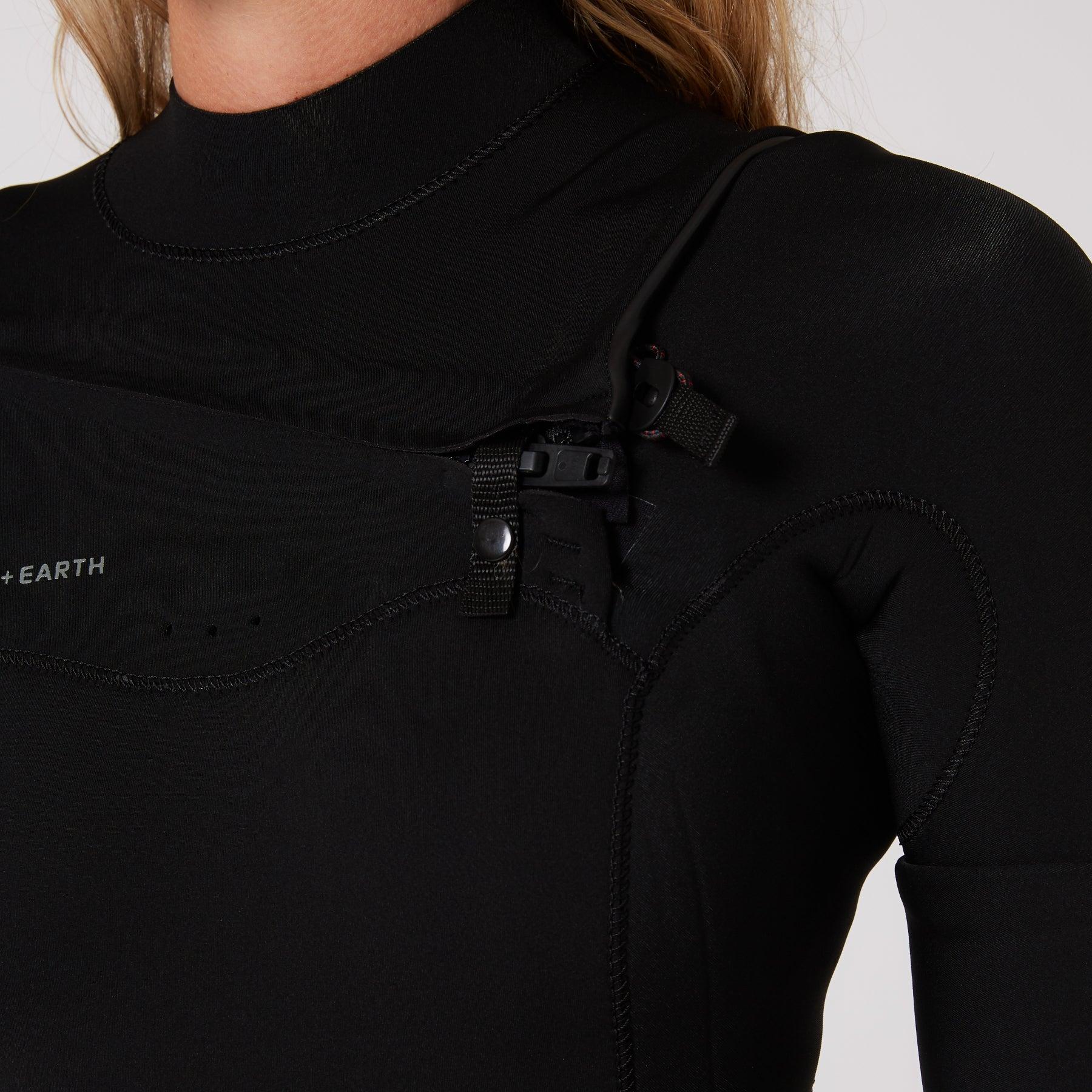 Ladies Free Flex Chest Zip Steamer - 4/3mm