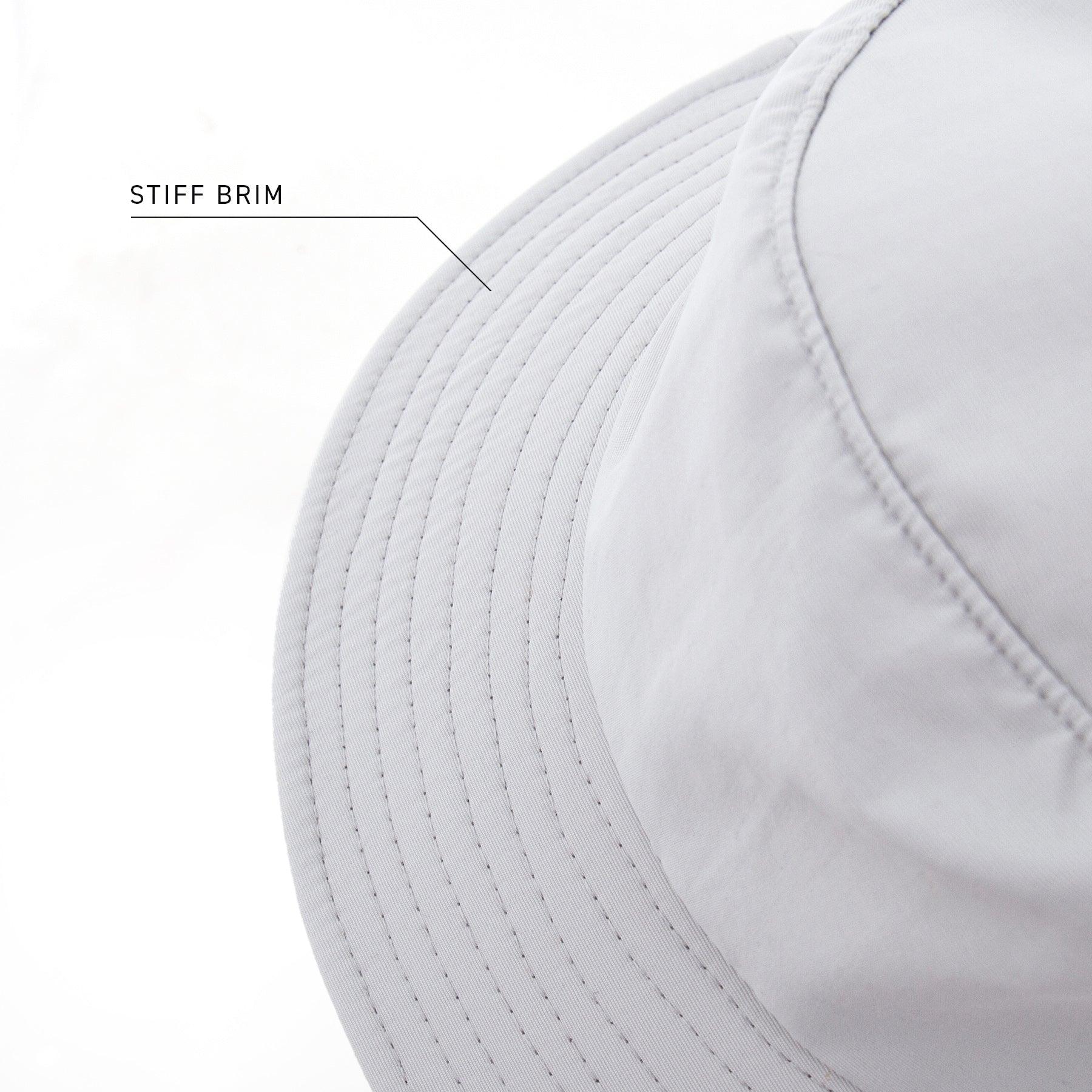 Ocean and Earth Indo Stiff Peak Surf Hat - Grey