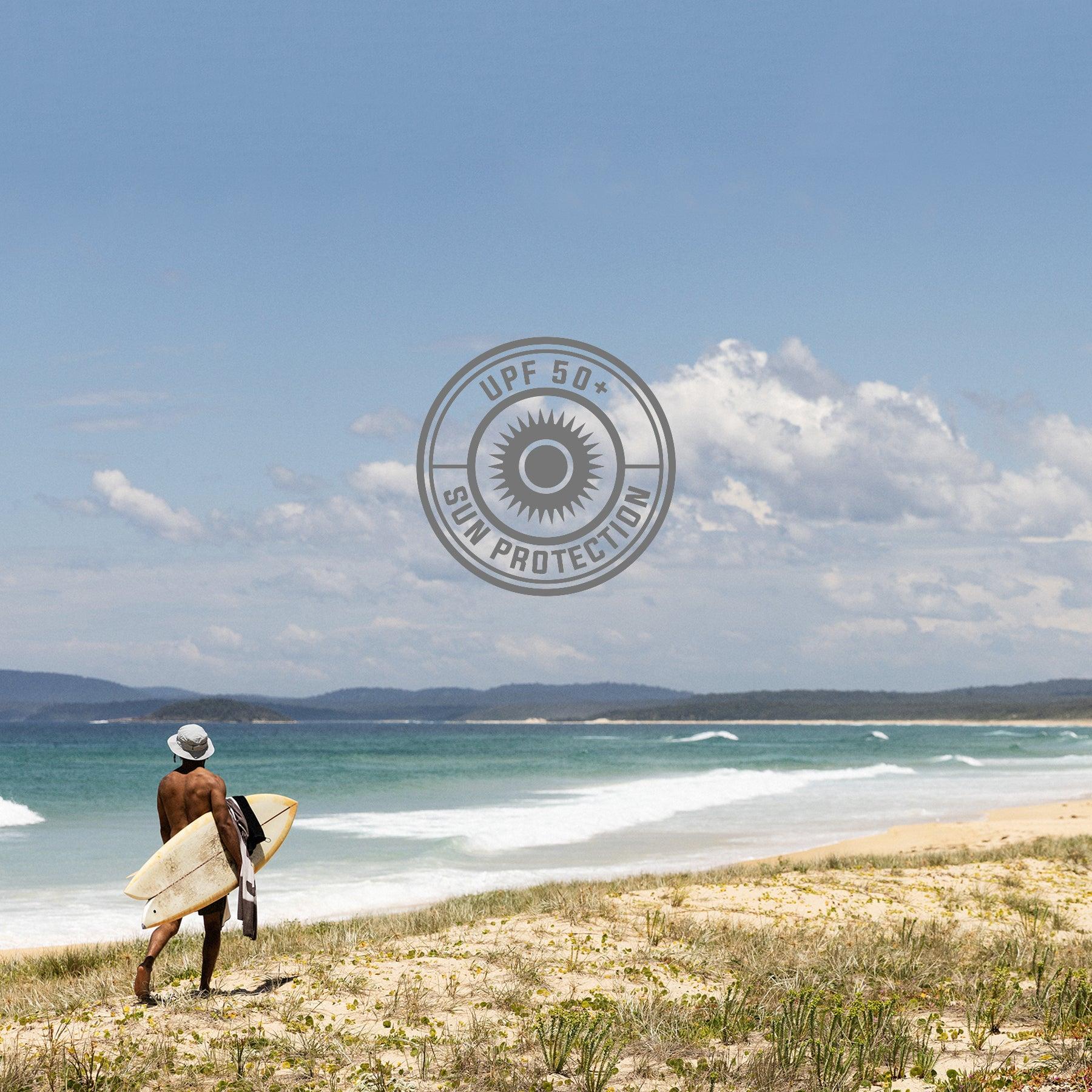 Ocean and Earth Indo Stiff Peak Surf Hat - Blue