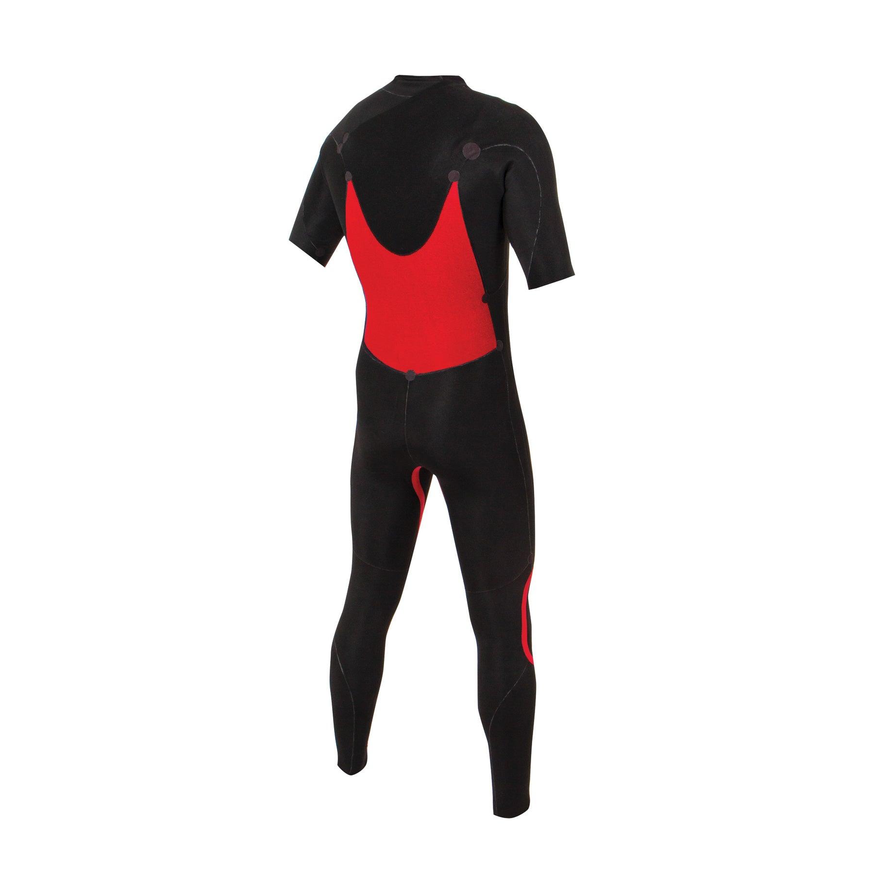 OCEAN AND EARTH MENS FREE FLEX SS CHEST-ZIP - 2/2MM