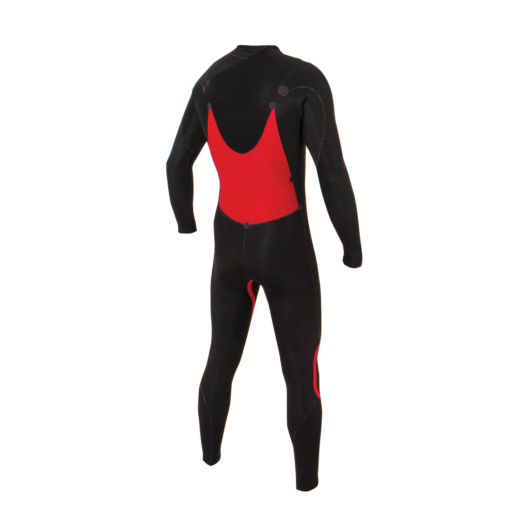 Mens Free Flex Chest-Zip - 4/3mm
