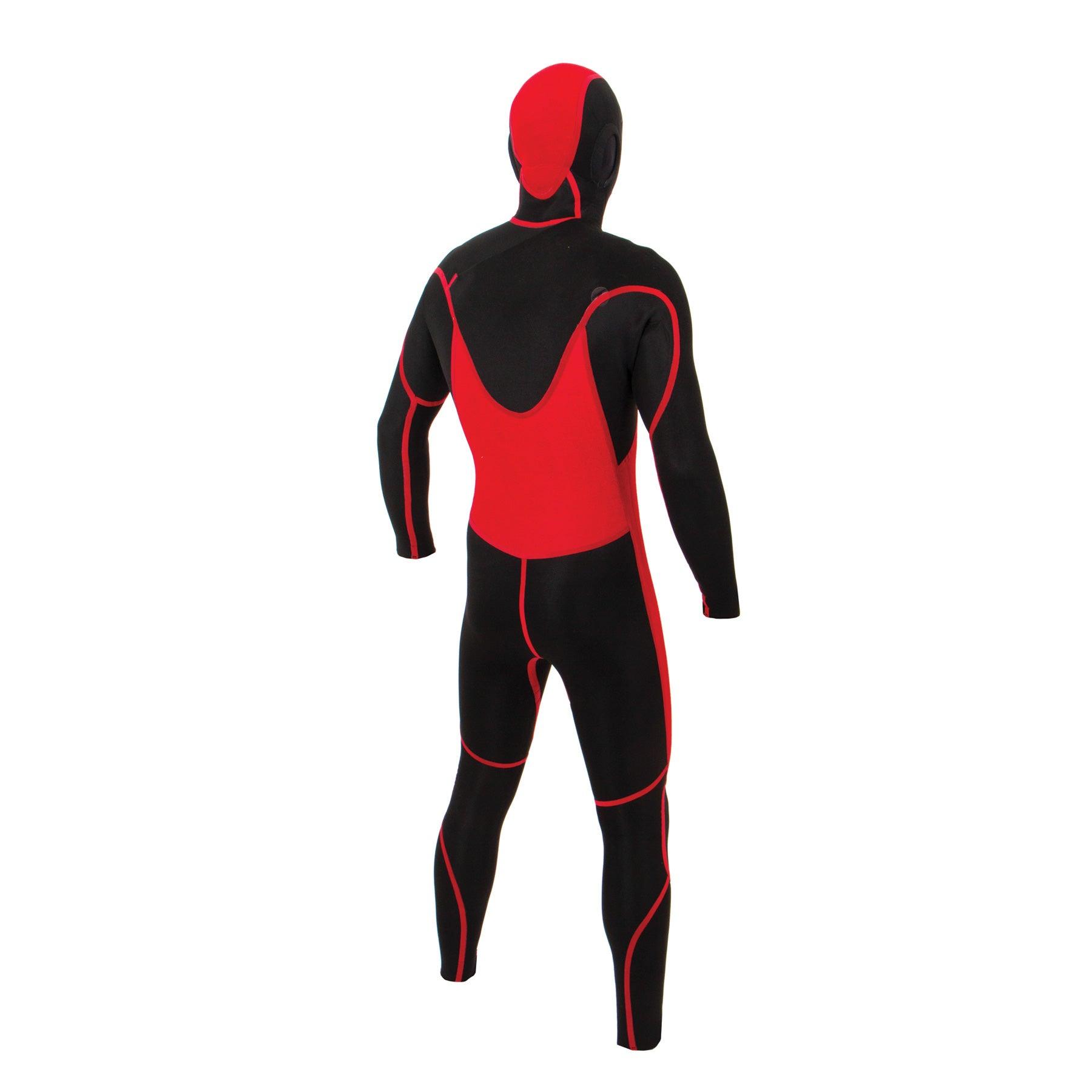 Ocean and Earth Mens Free Flex Hooded Chest-Zip Steamer - 5/4mm