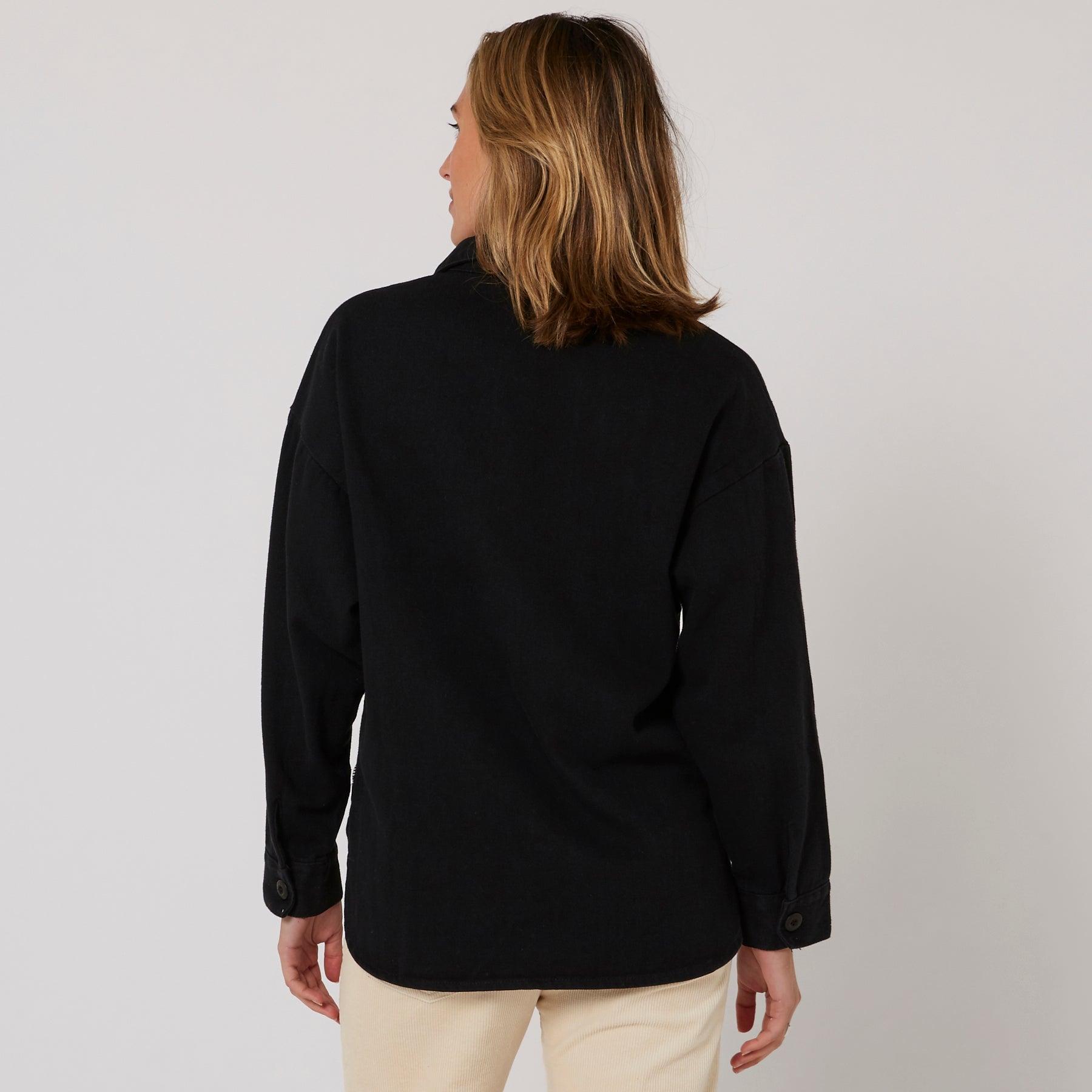 Sunset L/S Overshirt - Black