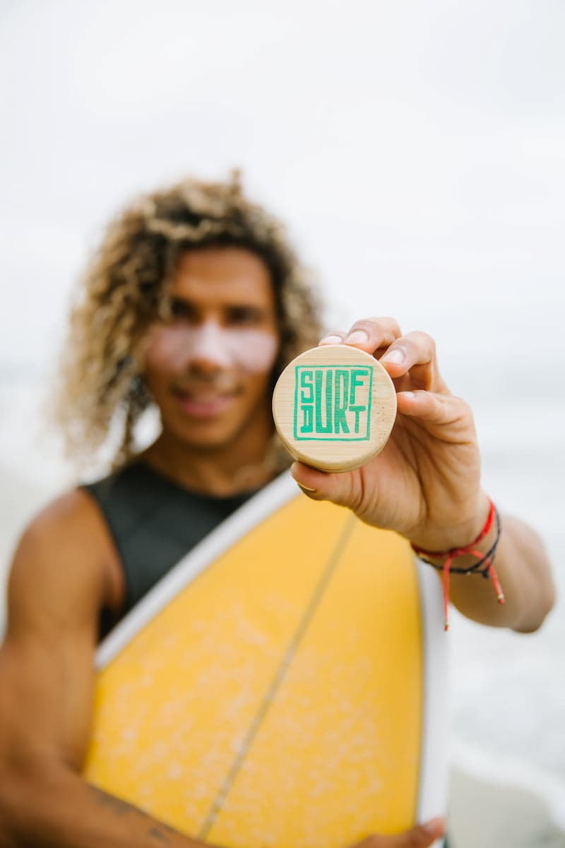 Surf Durt "Green Top" Zombie White SPF 30 Sunscreen on model