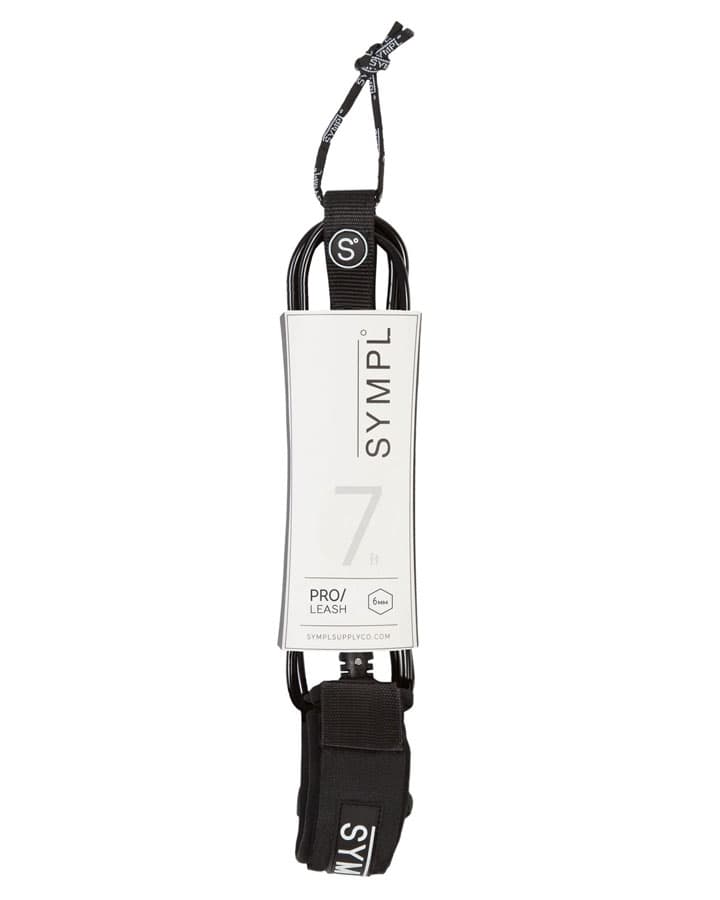 7ft Black Pro Surf Leash 1