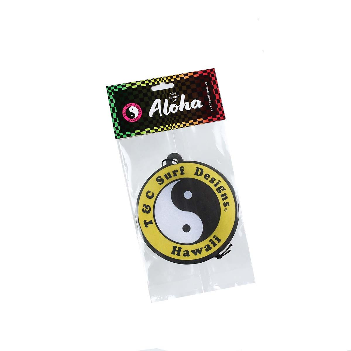 T&C Surf Air Freshener Yellow  - coconut scented