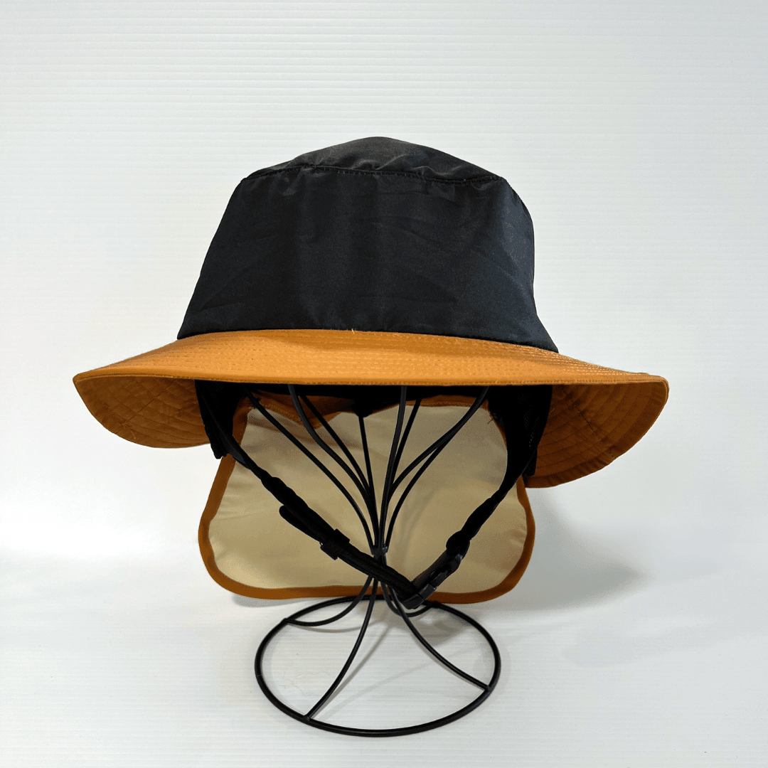 Front view of the surf hat