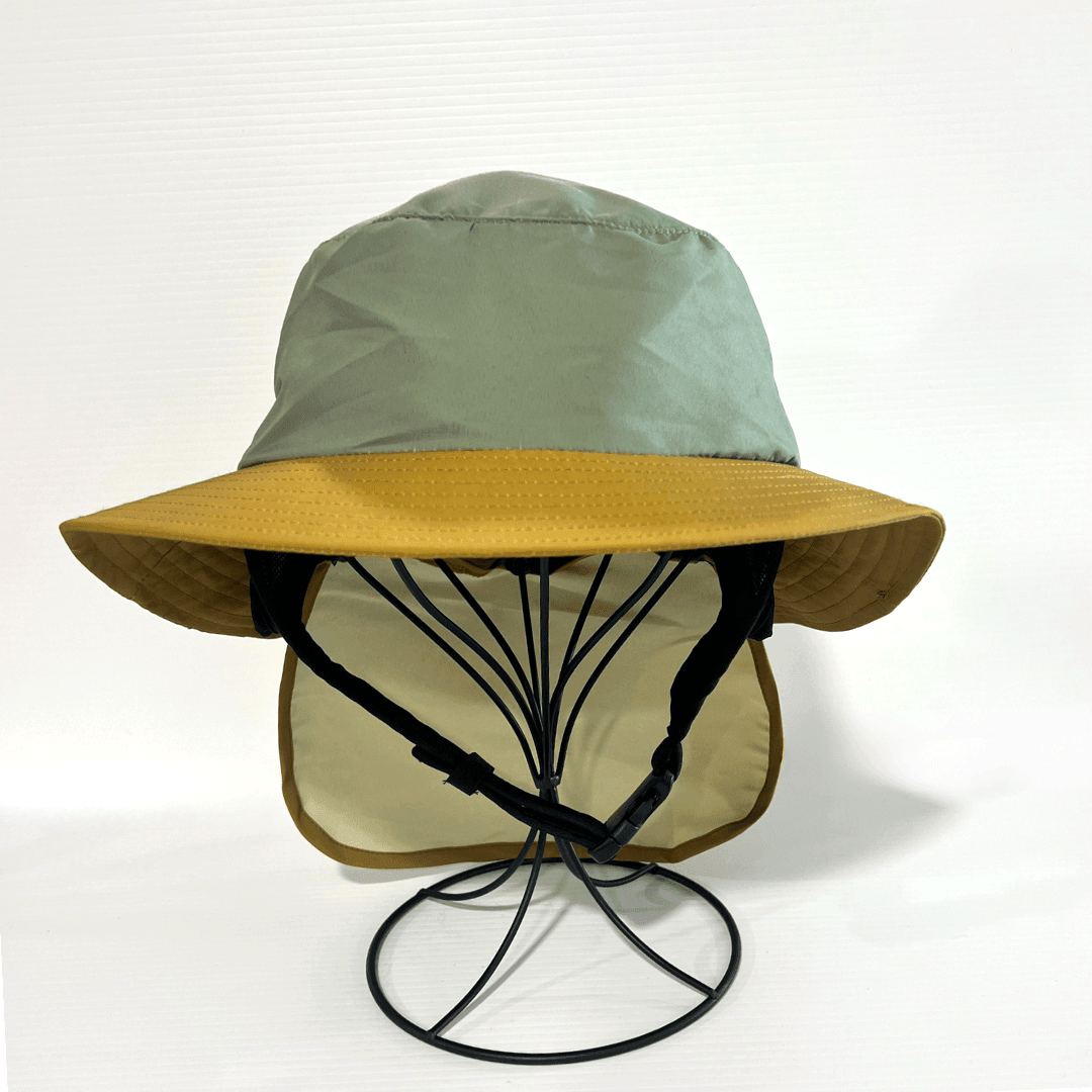 Front view of the surf hat