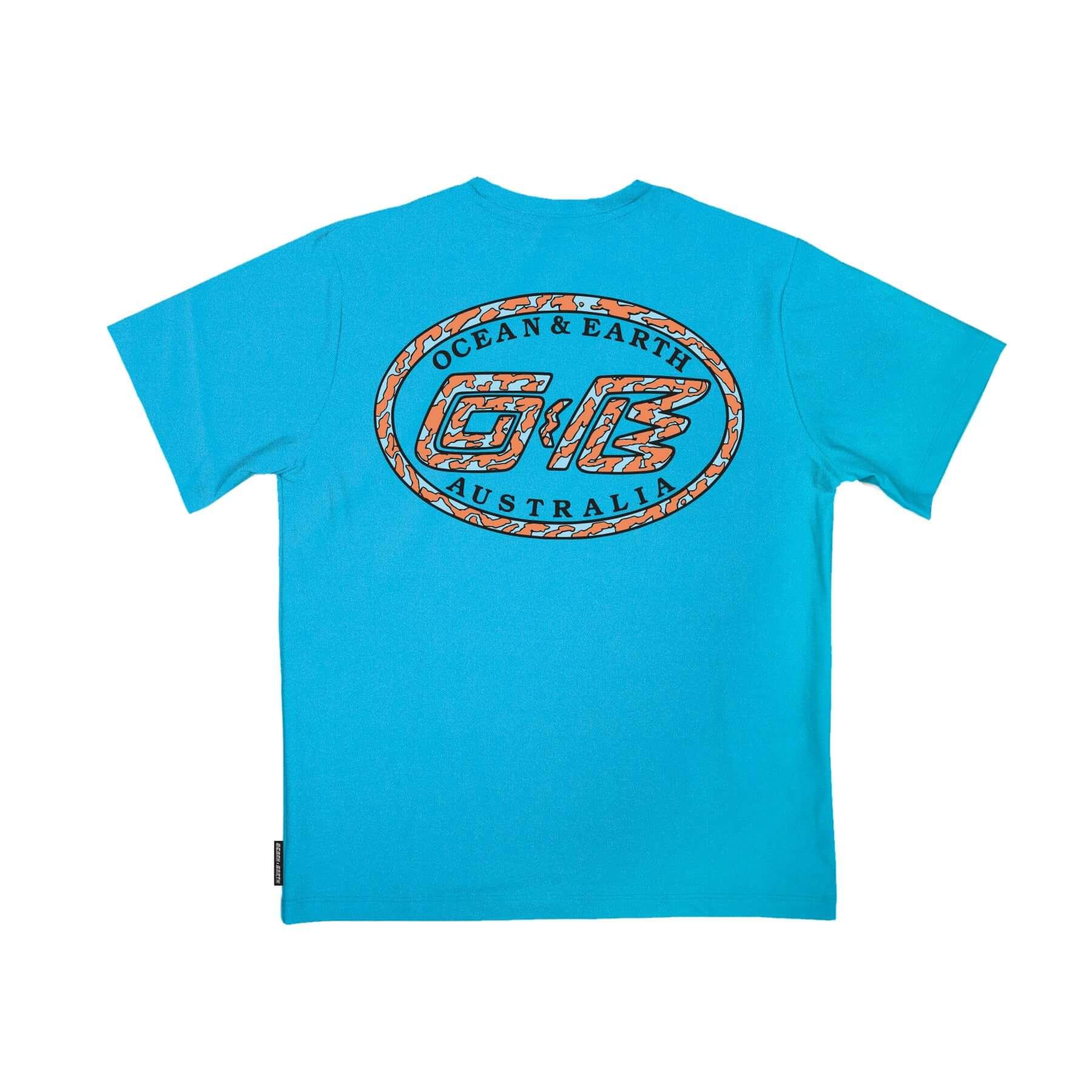 Toddler T-Shirt S/S Rash Shirt - Aqua Blue
