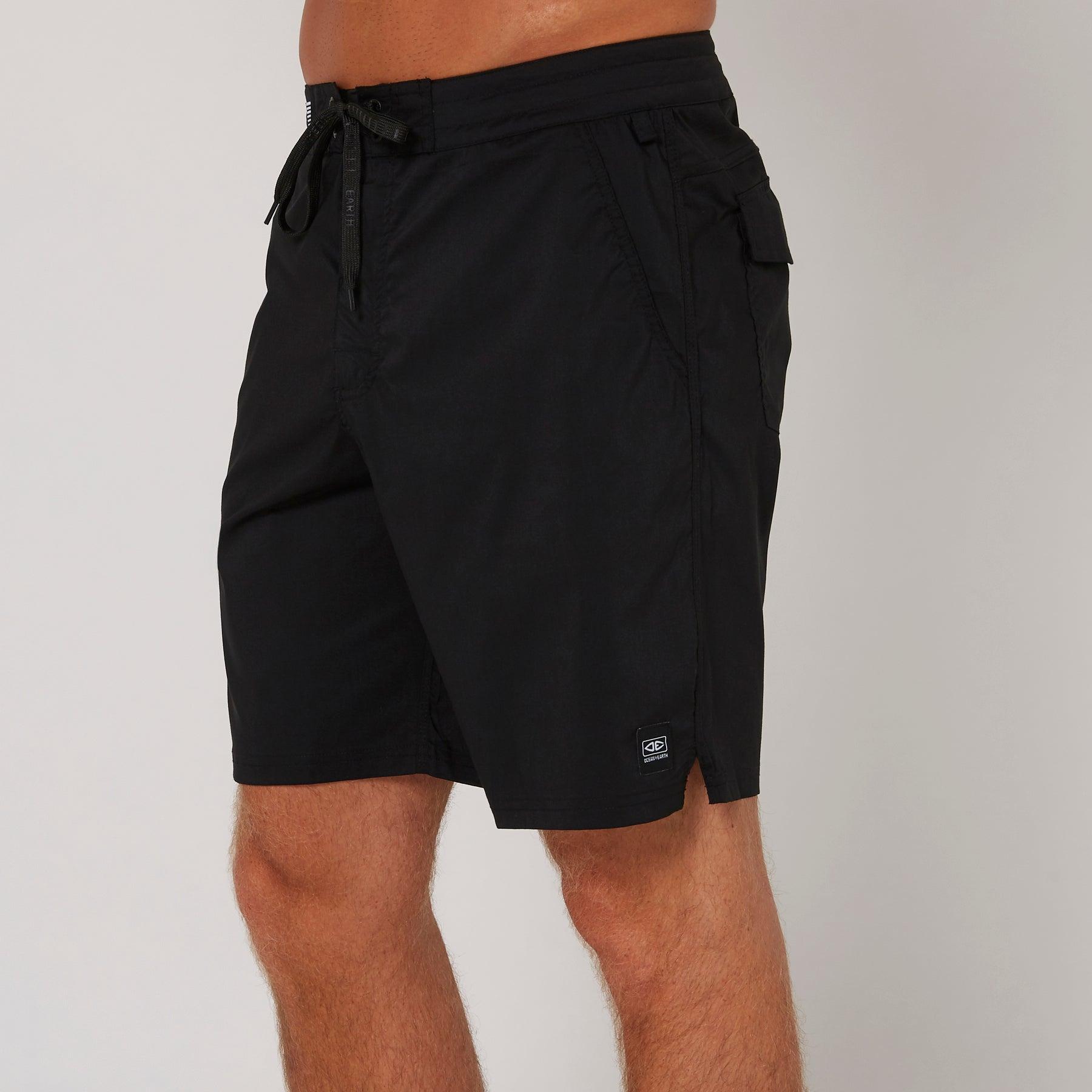 Traveller 19" Boardshort - Black