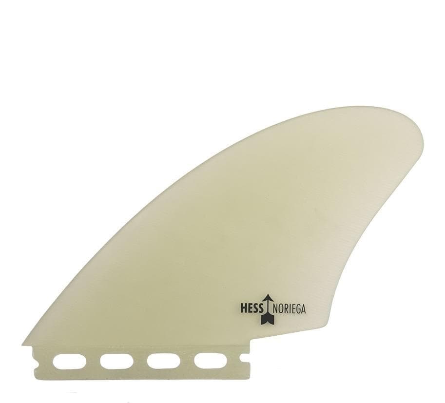 True Ames Danny Hess Noriega Twin Surfboard Fins - Clear (Future)