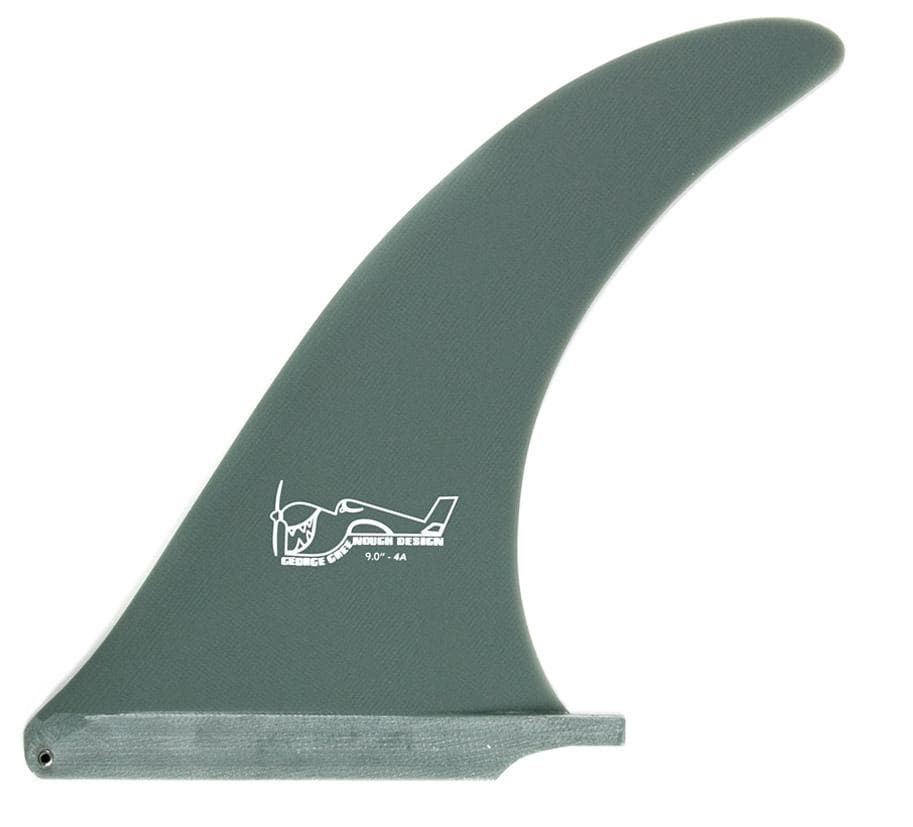 True Ames Greenough 4A 10.5" Longboard Fin - Grey