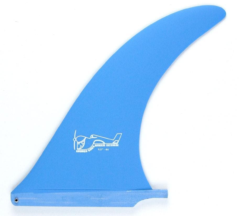 True Ames Greenough 4A 6.5" Longboard Fin - Powder Blue