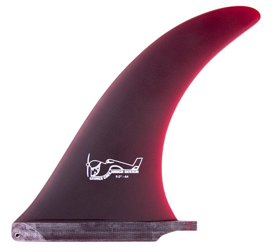 True Ames Greenough 4A 7" Longboard Fin - Red