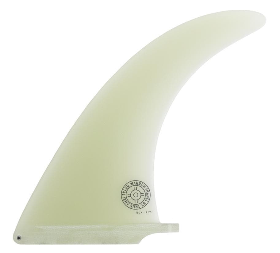 True Ames Tyler Warren Flux 9.25" Longboard Fin - Clear