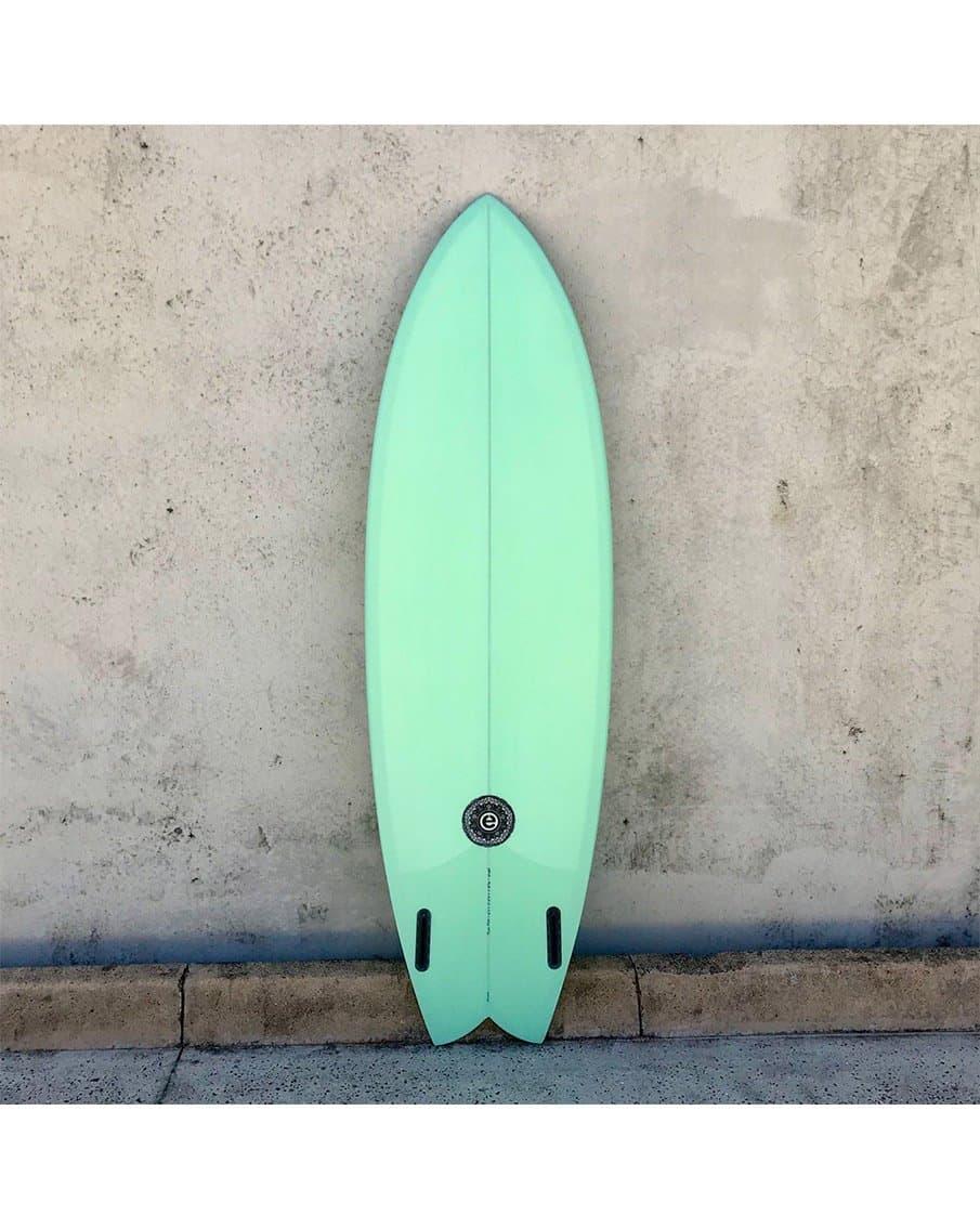 Twin Fish - Mint (Elemnt) - 5' 6" x 20 " x 2 3/8" x 27.3L - Futures 7