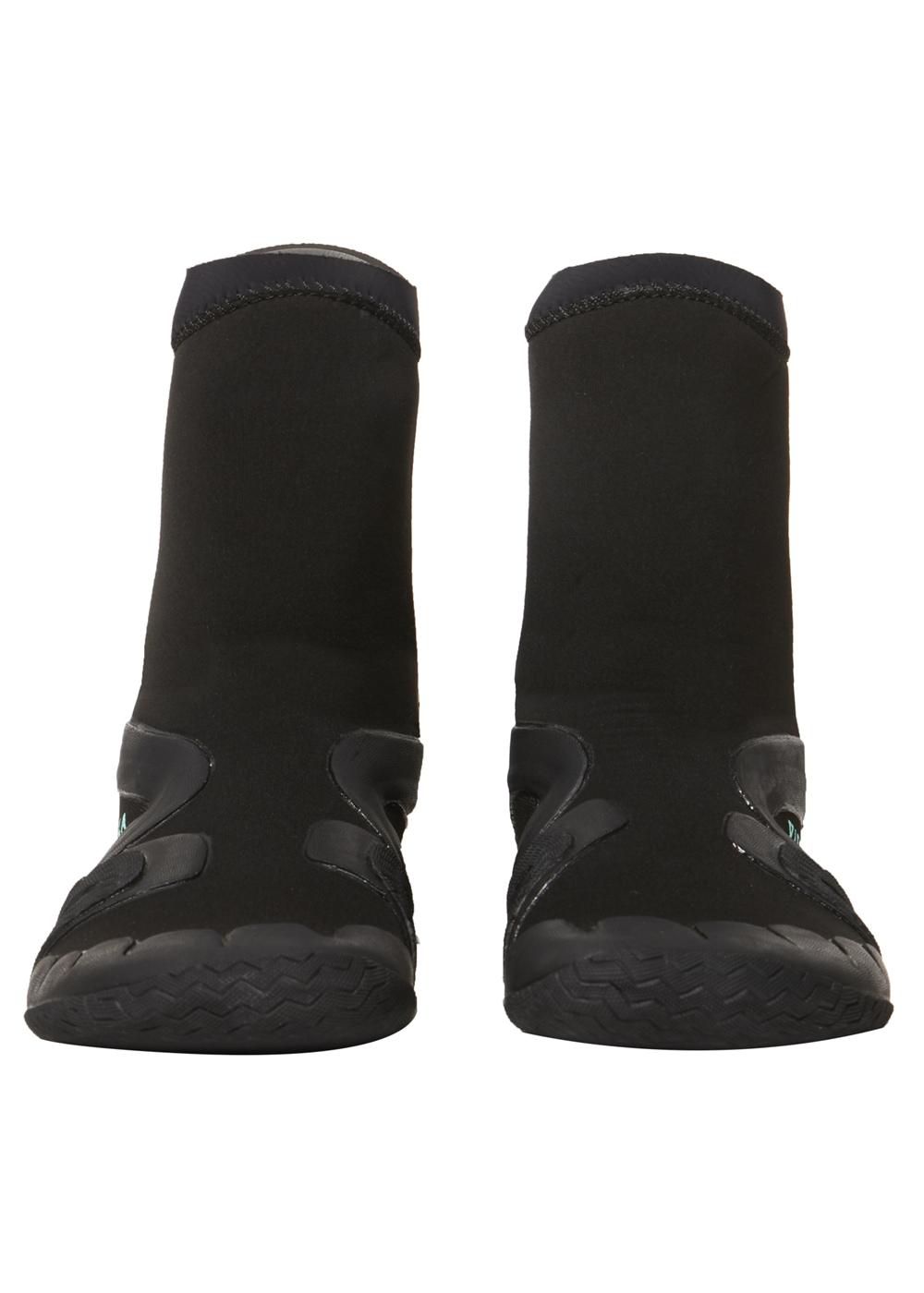 Vissla 7 Seas 5mm Round Toe Bootie - Black - Front