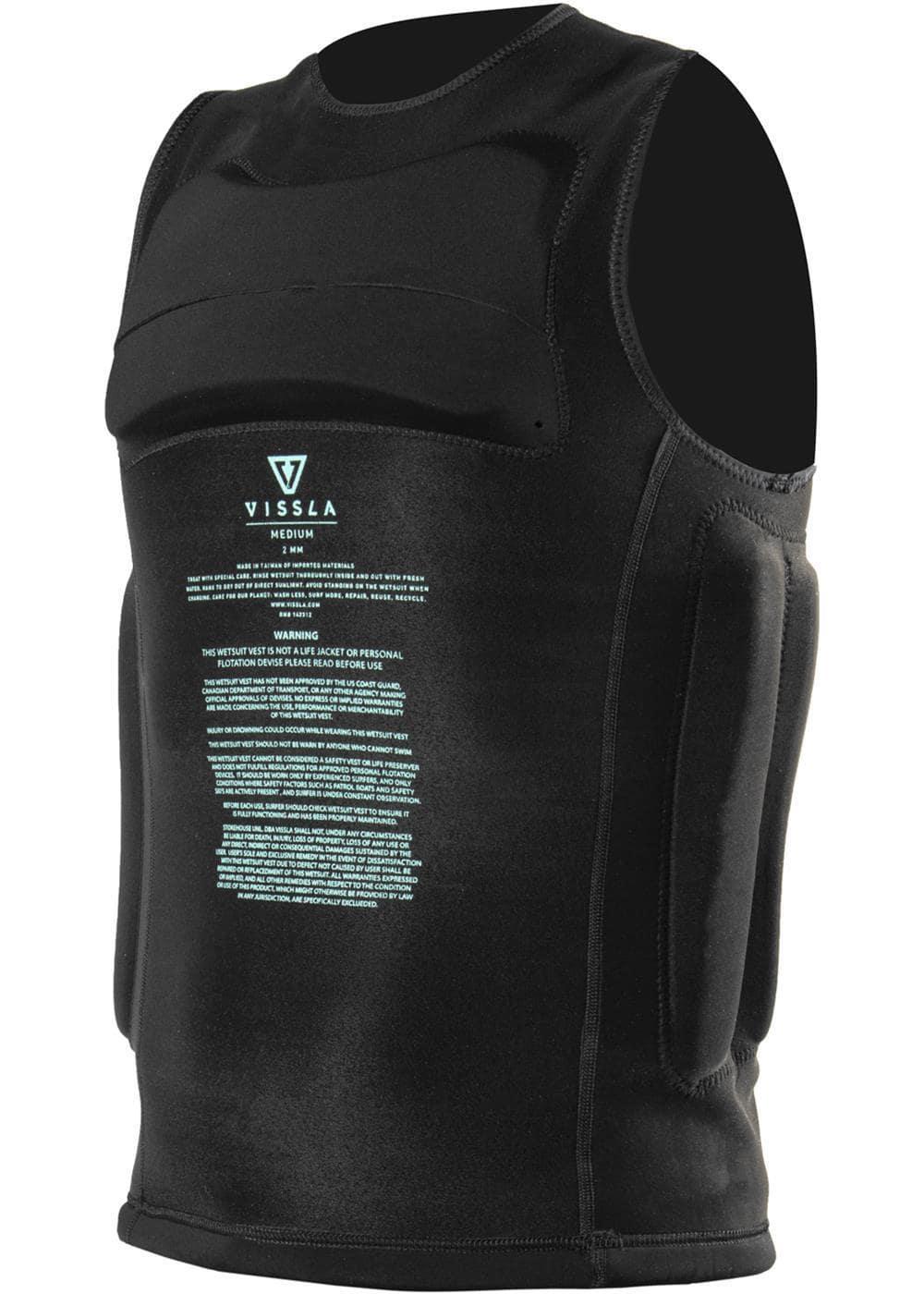 Vissla Impact 1.5mm Wetsuit Vest - Black - Inner
