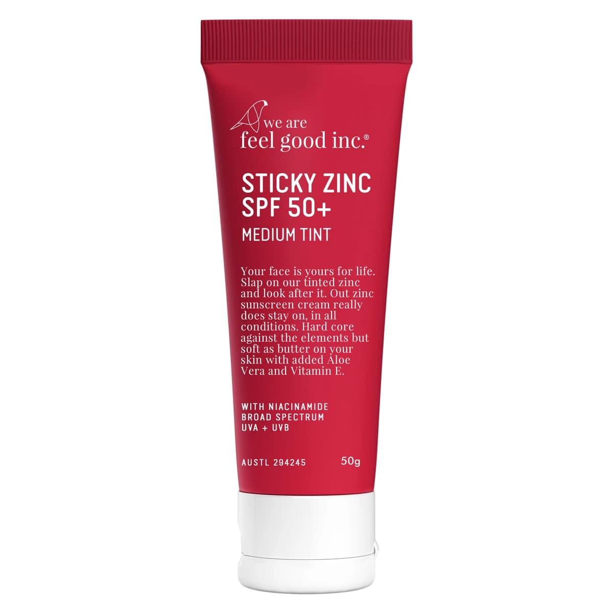 Sticky Zinc SPF50+ 50g - Medium Tint 1