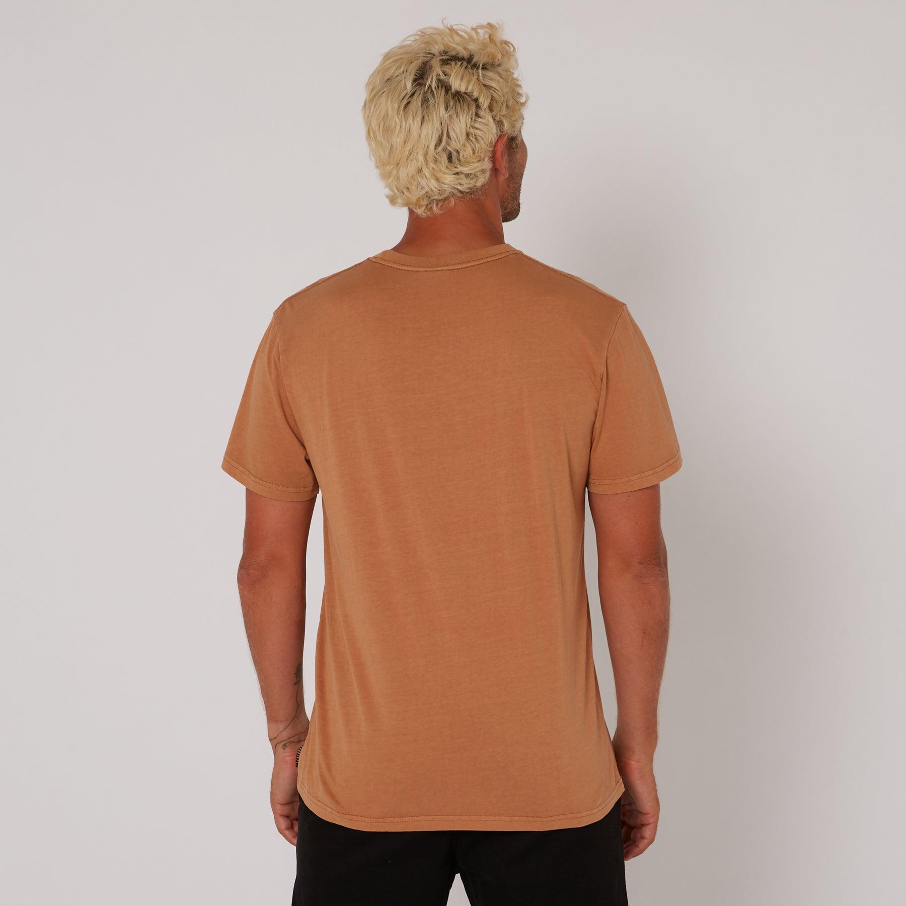Washed Priority Tee - Almond