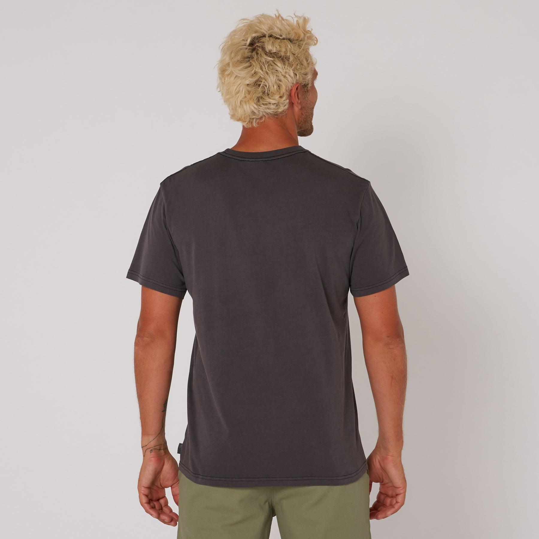 Washed Priority Tee - Dull Black