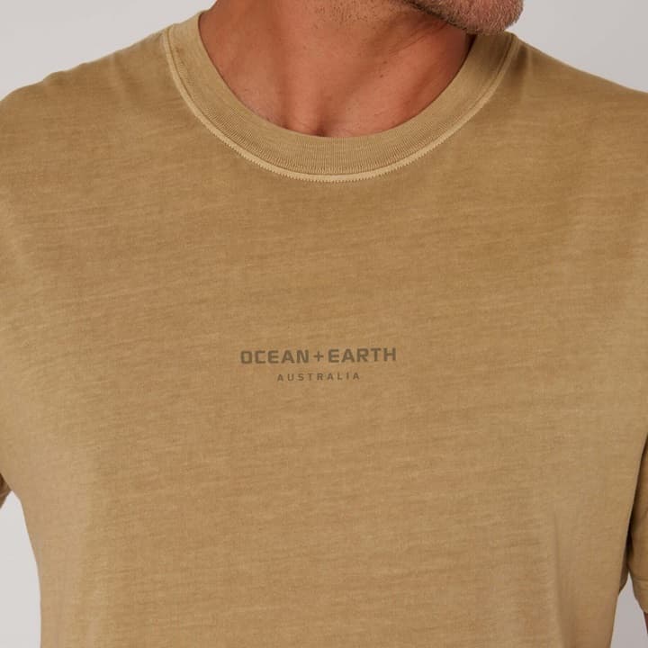 Washed Priority Tee - Sand