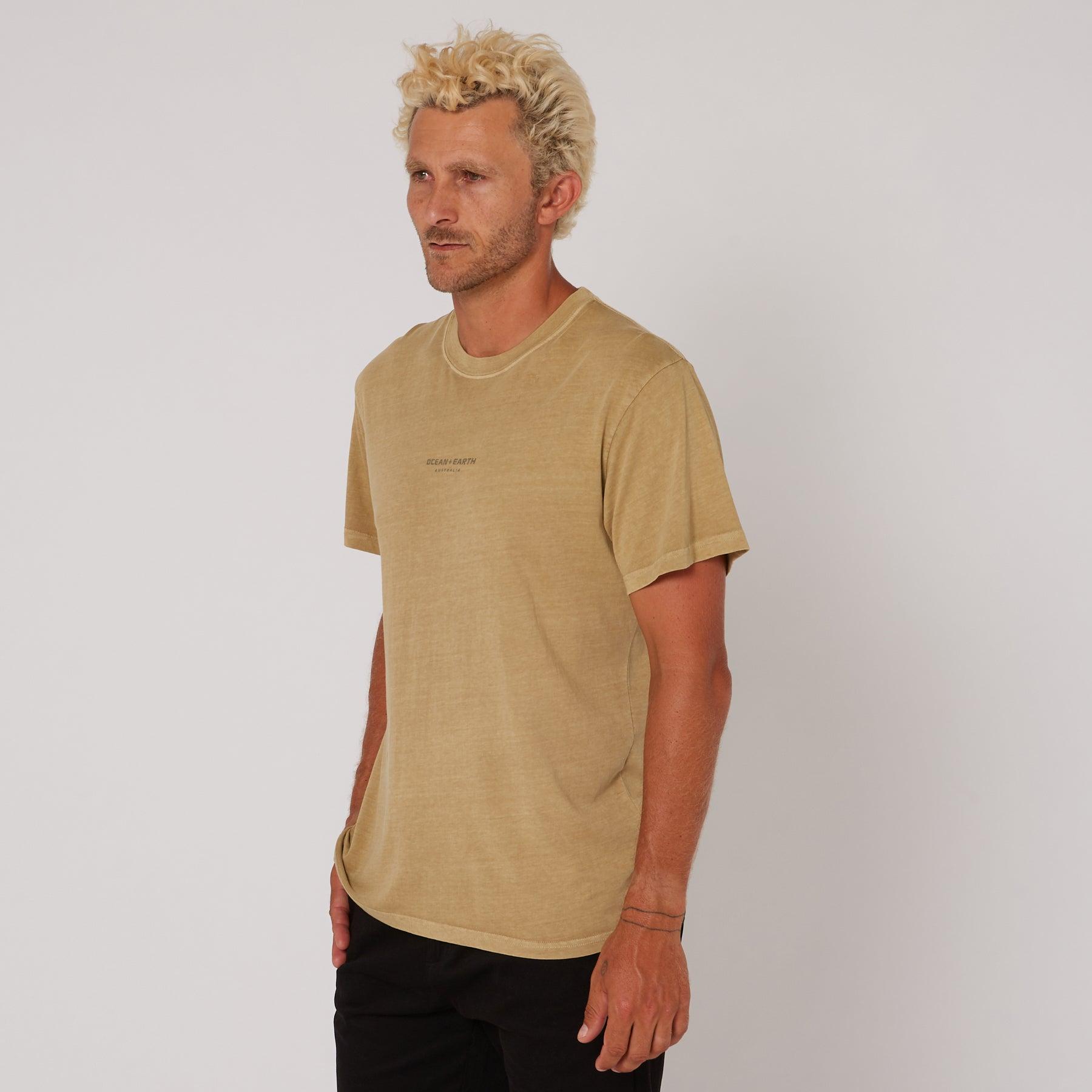 Washed Priority Tee - Sand