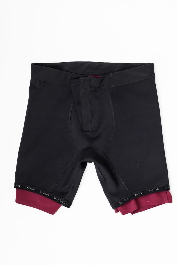 Wetsuit Lined Boardshorts Mariner Maroon Mens Drifties