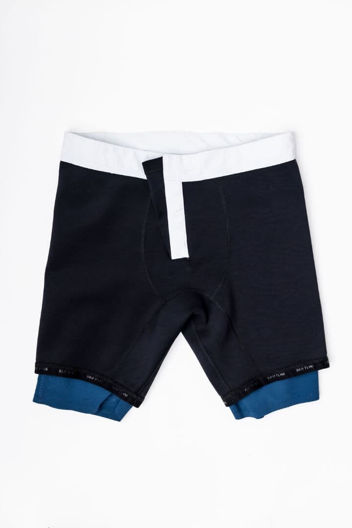 Wetsuit Lined Boardshorts Thunderstorm Blue Mens Drifties