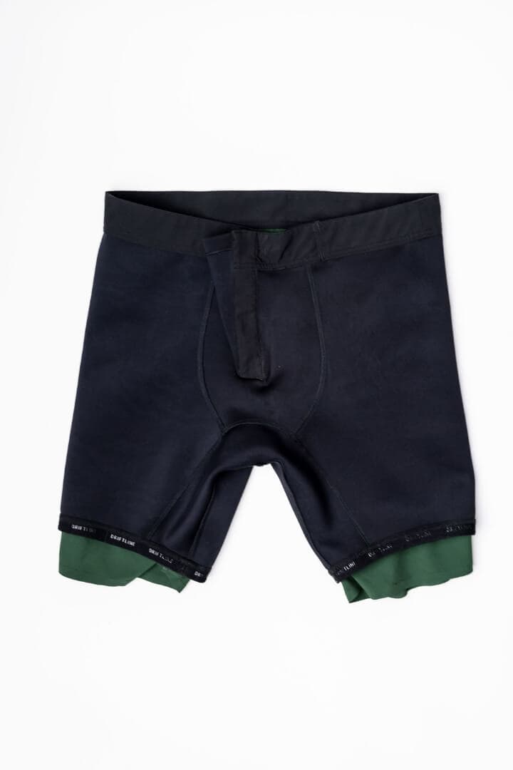 Wetsuit Lined Boardshorts Torrey Pine Green Mens Drifties