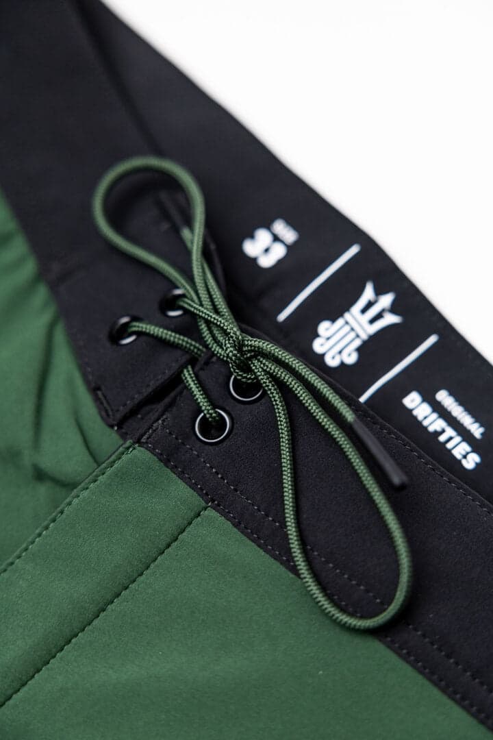 Wetsuit Lined Boardshorts Torrey Pine Green Mens Drifties