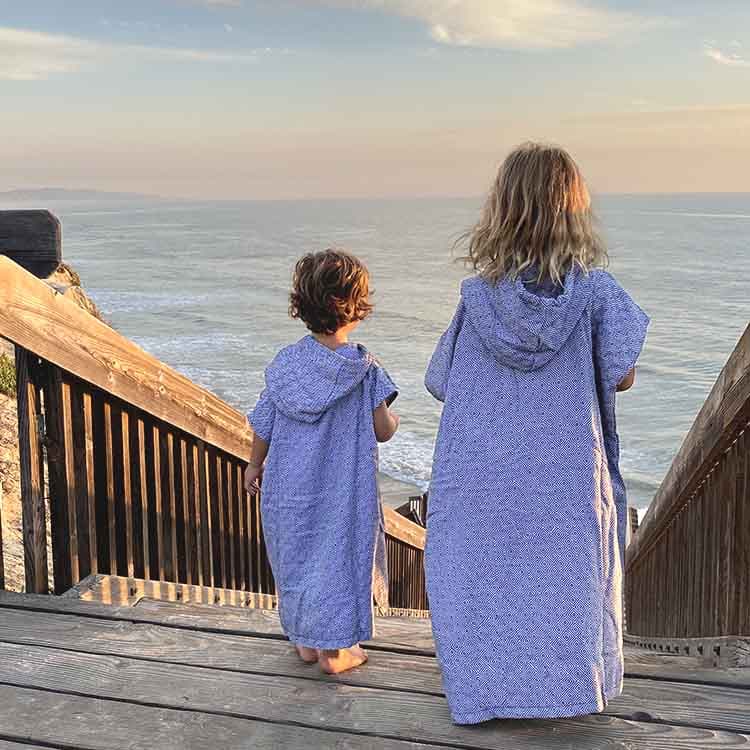 West Path Youth Surf Changing Poncho