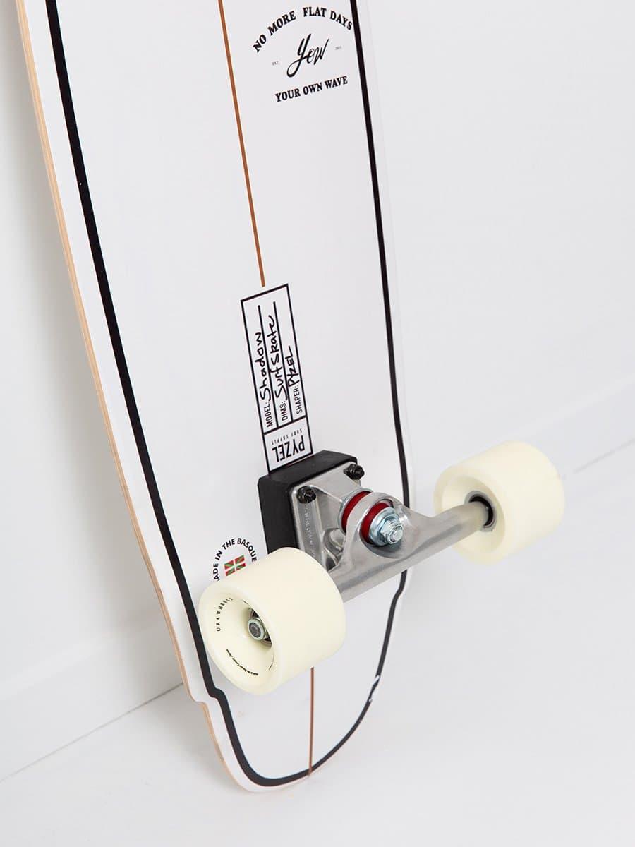 PYZEL THE SHADOW スケートボード Buy the YOW Pyzel Shadow 33.5in White Surfskate Online Now | Boardcave