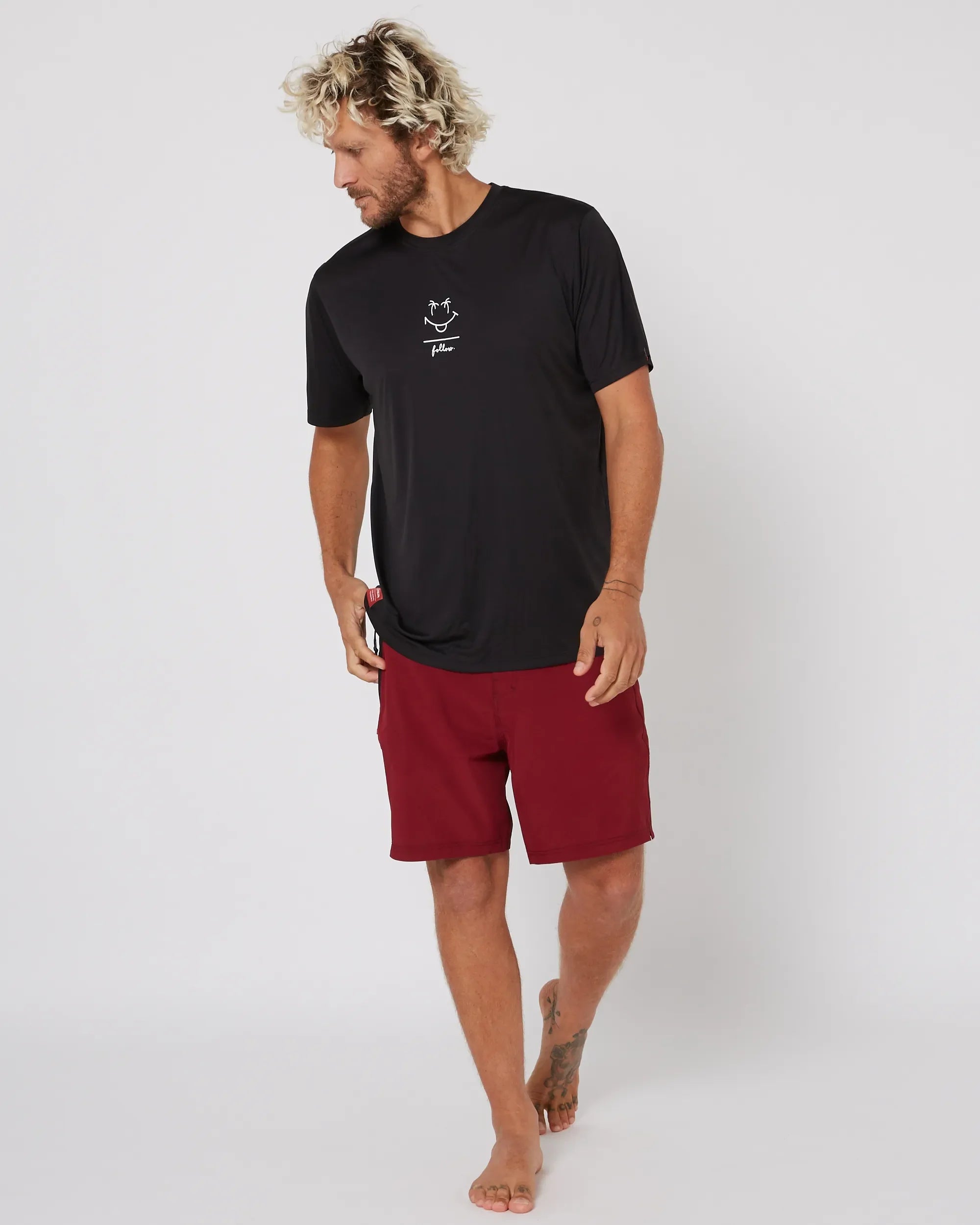 Follow Live Daily Sun Tee - Black