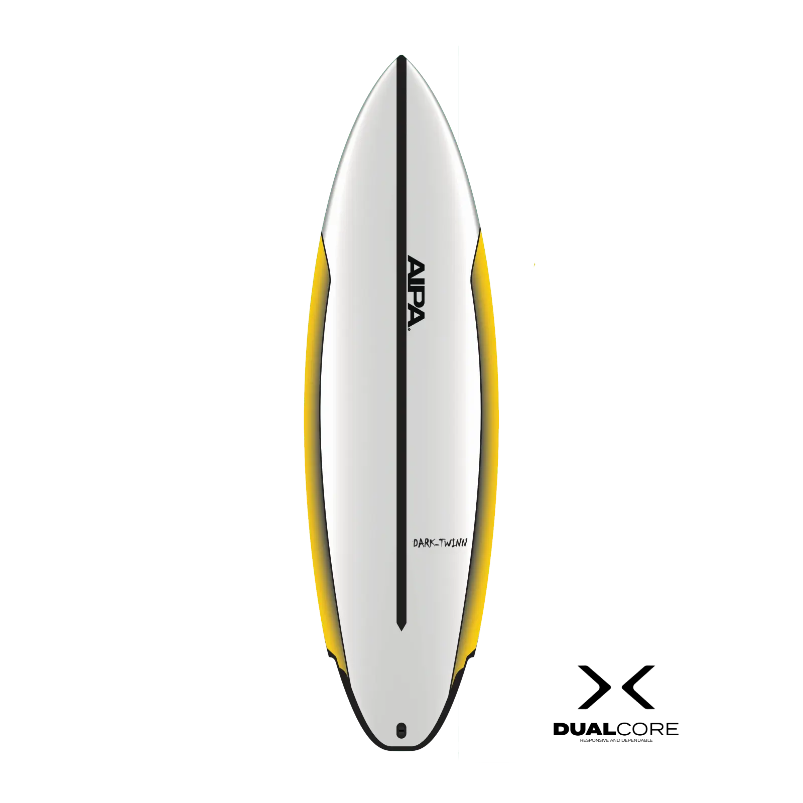AIPA Dark Twinn - Dual Core 5'6" x 19.375" x 2.625" - 28.86L   Aroona Surf, Sydney