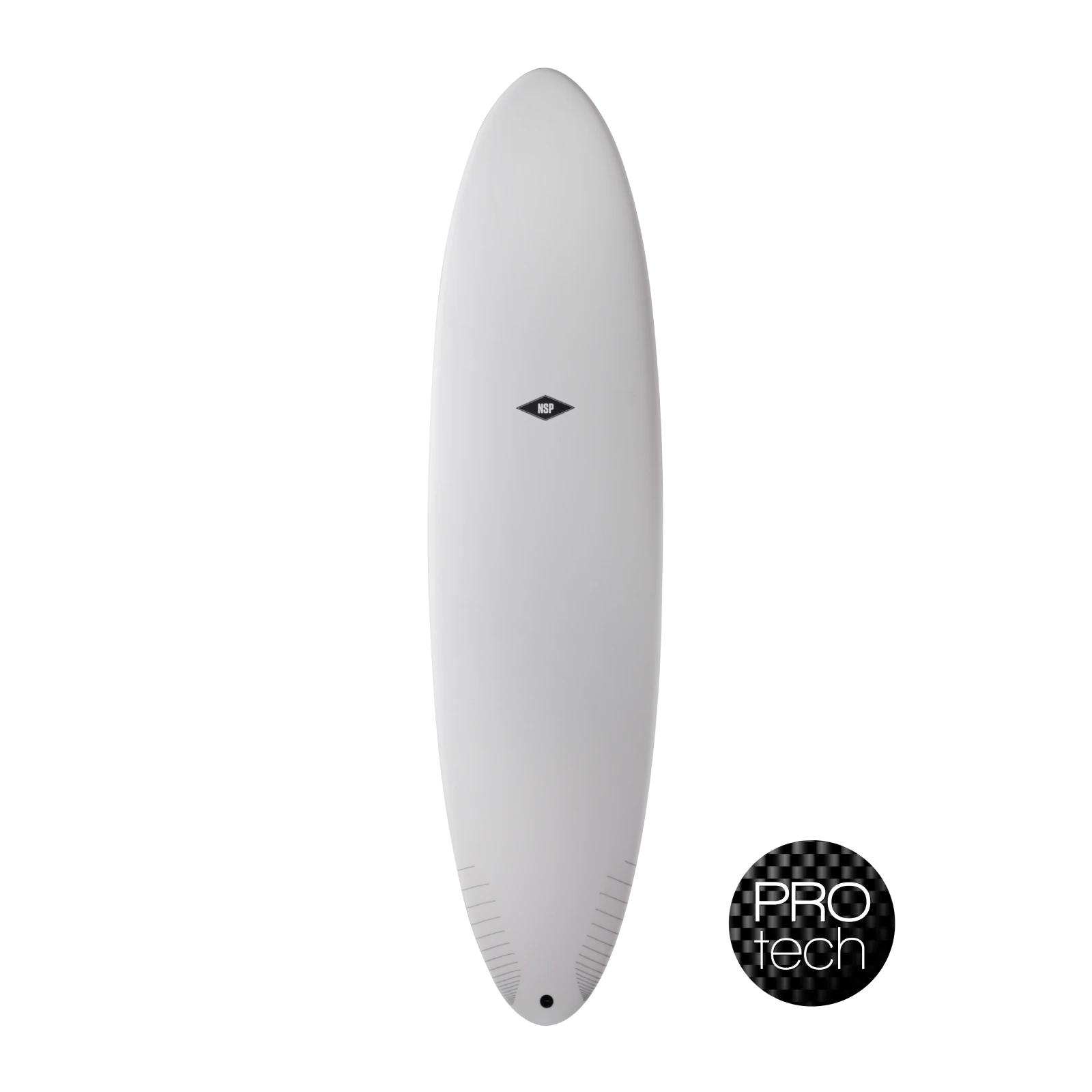 Funboard - Protech - 7'2" | 49 L / White Tint